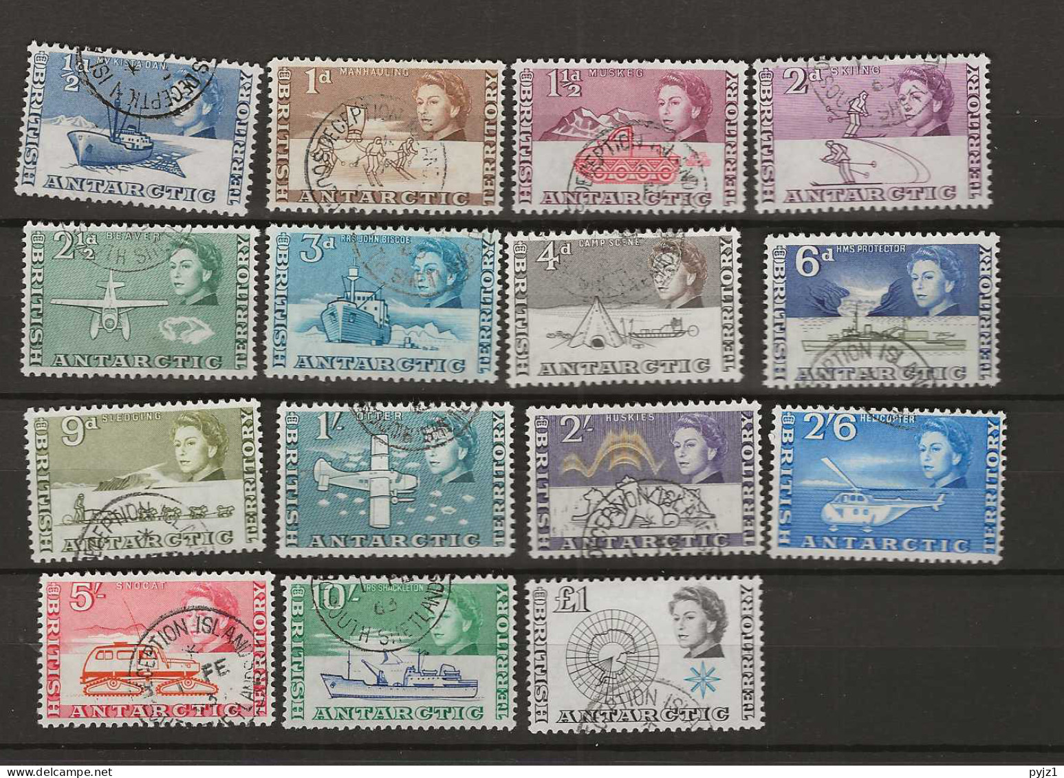 1963 USED BAT Mi 1-15 - Neufs