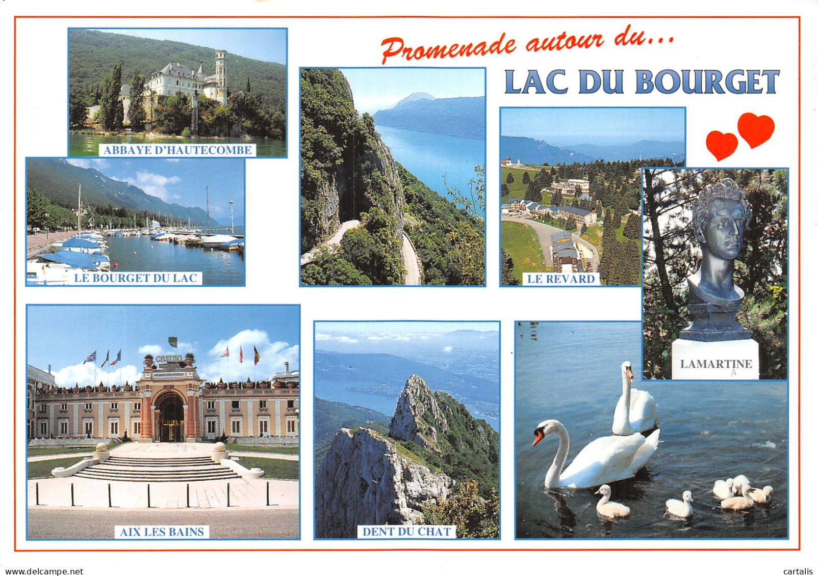 73-AIX LES BAINS LE LAC DU BOURGET-N° 4419-C/0349 - Aix Les Bains