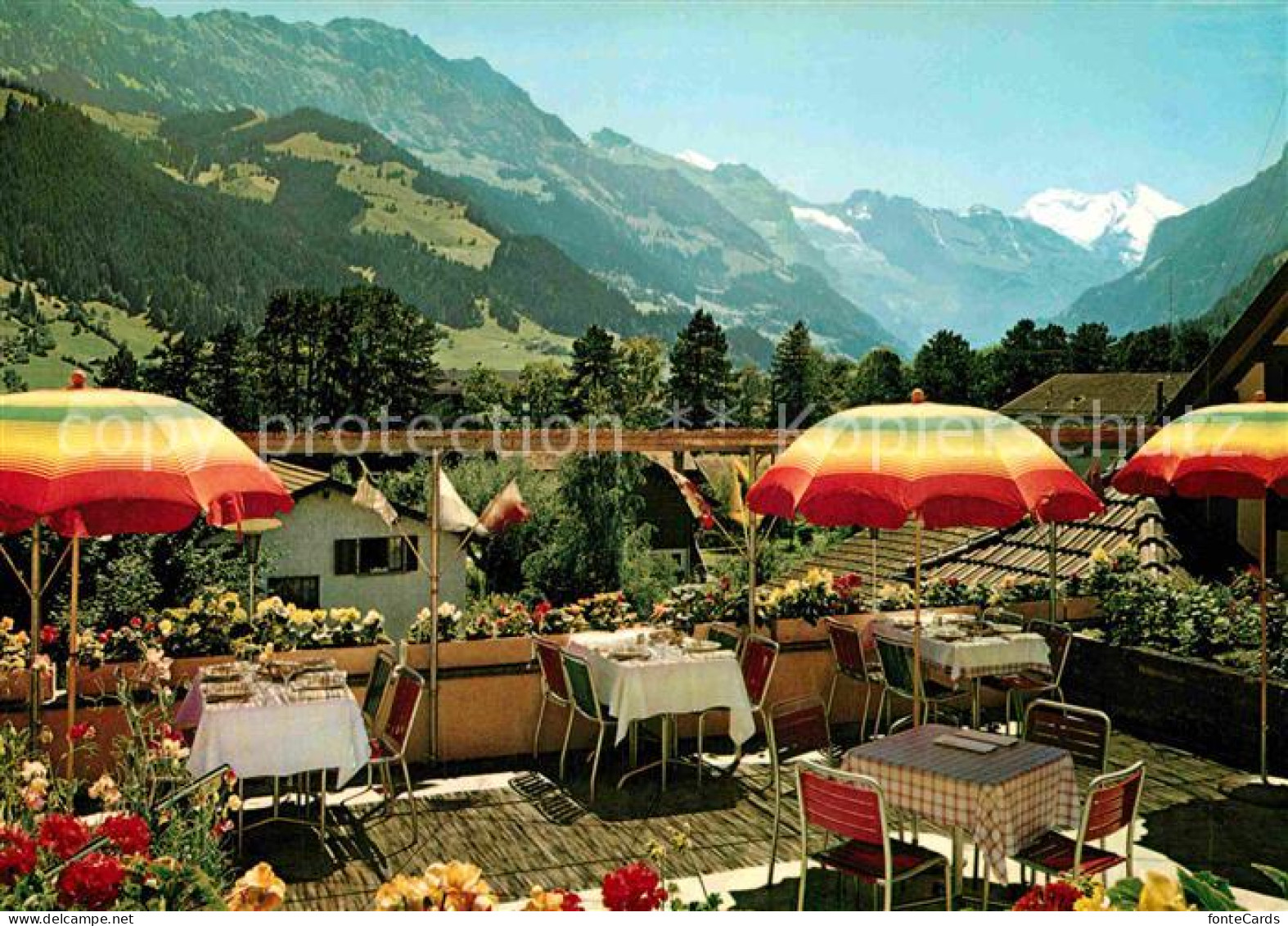 12859882 Frutigen BE Hotel National Terrasse Frutigen - Altri & Non Classificati