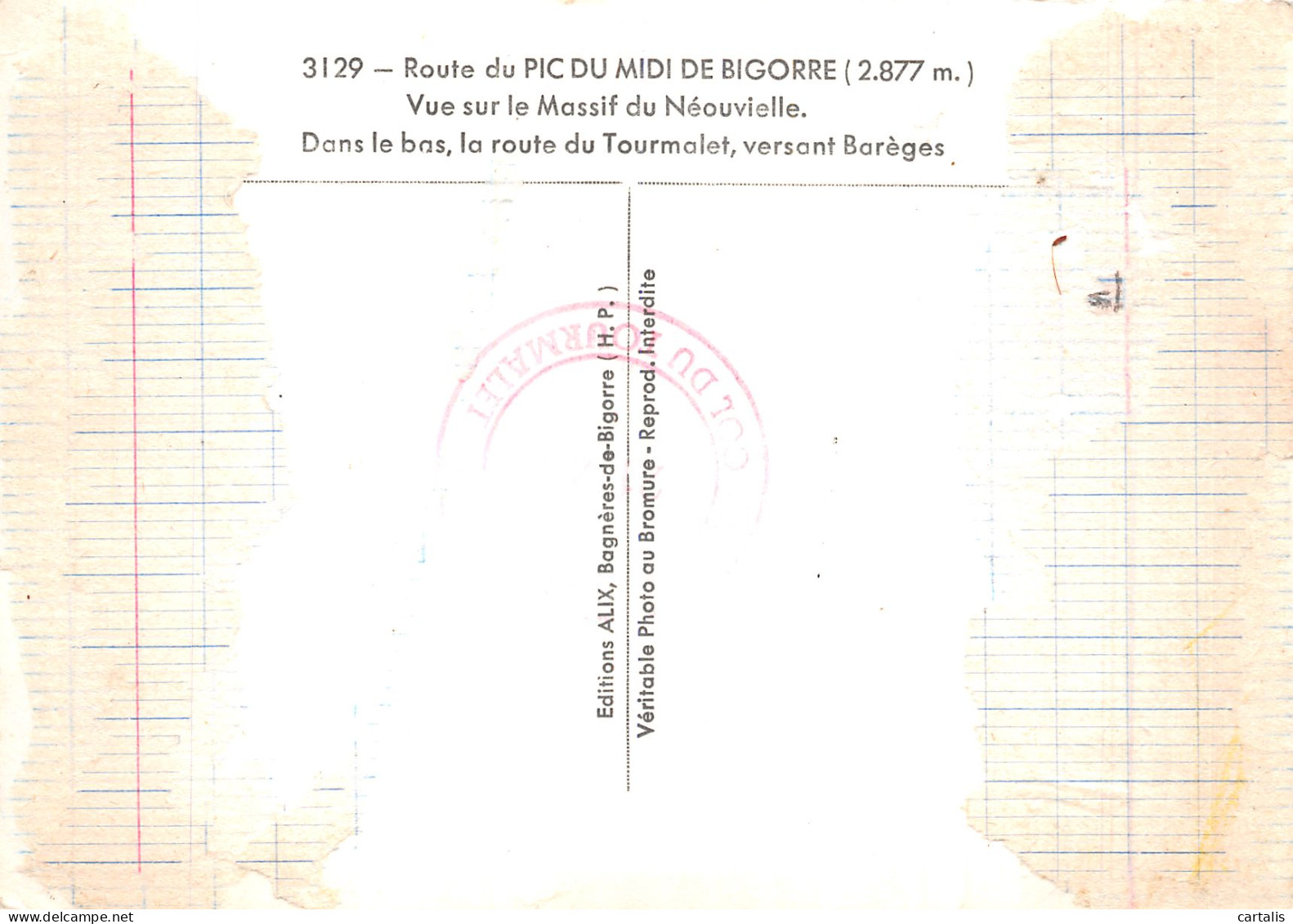 65-ROUTE DU PIC DU MIDI DE BIGORRE-N° 4420-C/0035 - Andere & Zonder Classificatie