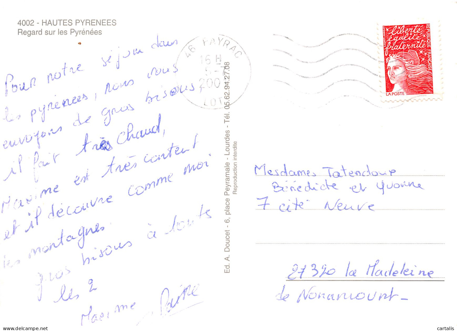 65-HAUTES PYRENEES-N° 4420-B/0395 - Other & Unclassified