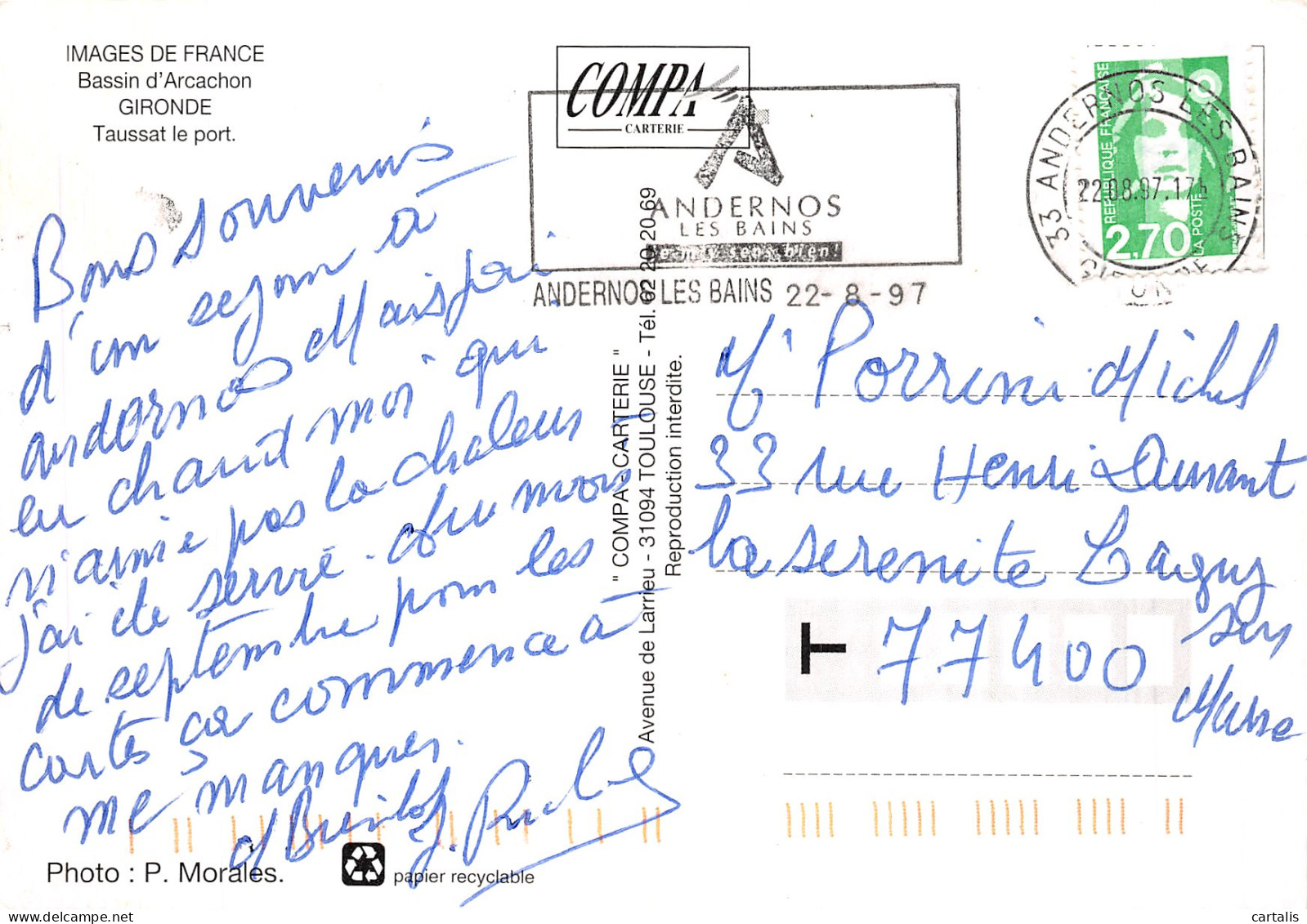 33-BASSIN D ARCACHON-N° 4420-B/0319 - Andere & Zonder Classificatie