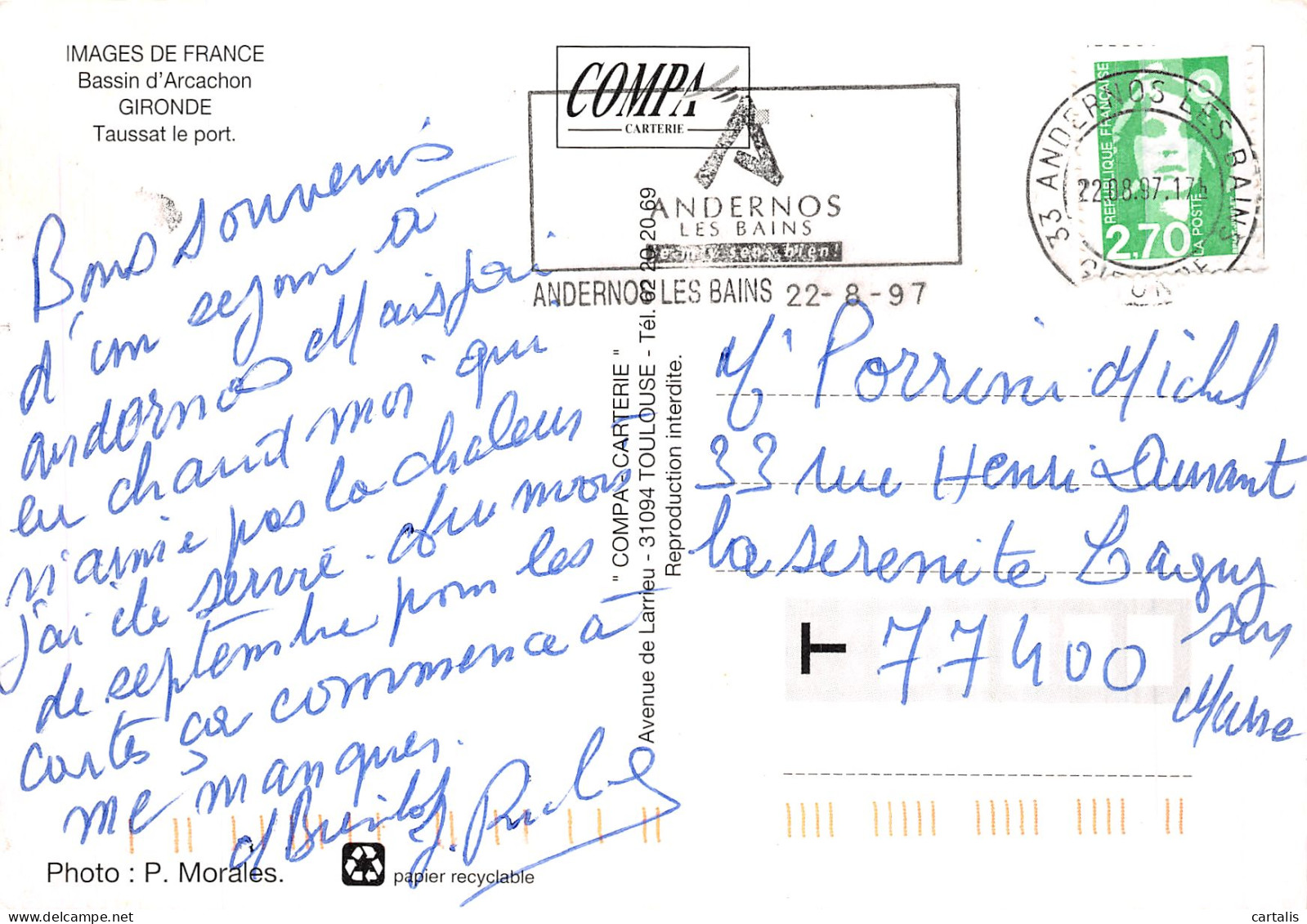 33-BASSIN D ARCACHON-N° 4420-B/0319 - Other & Unclassified