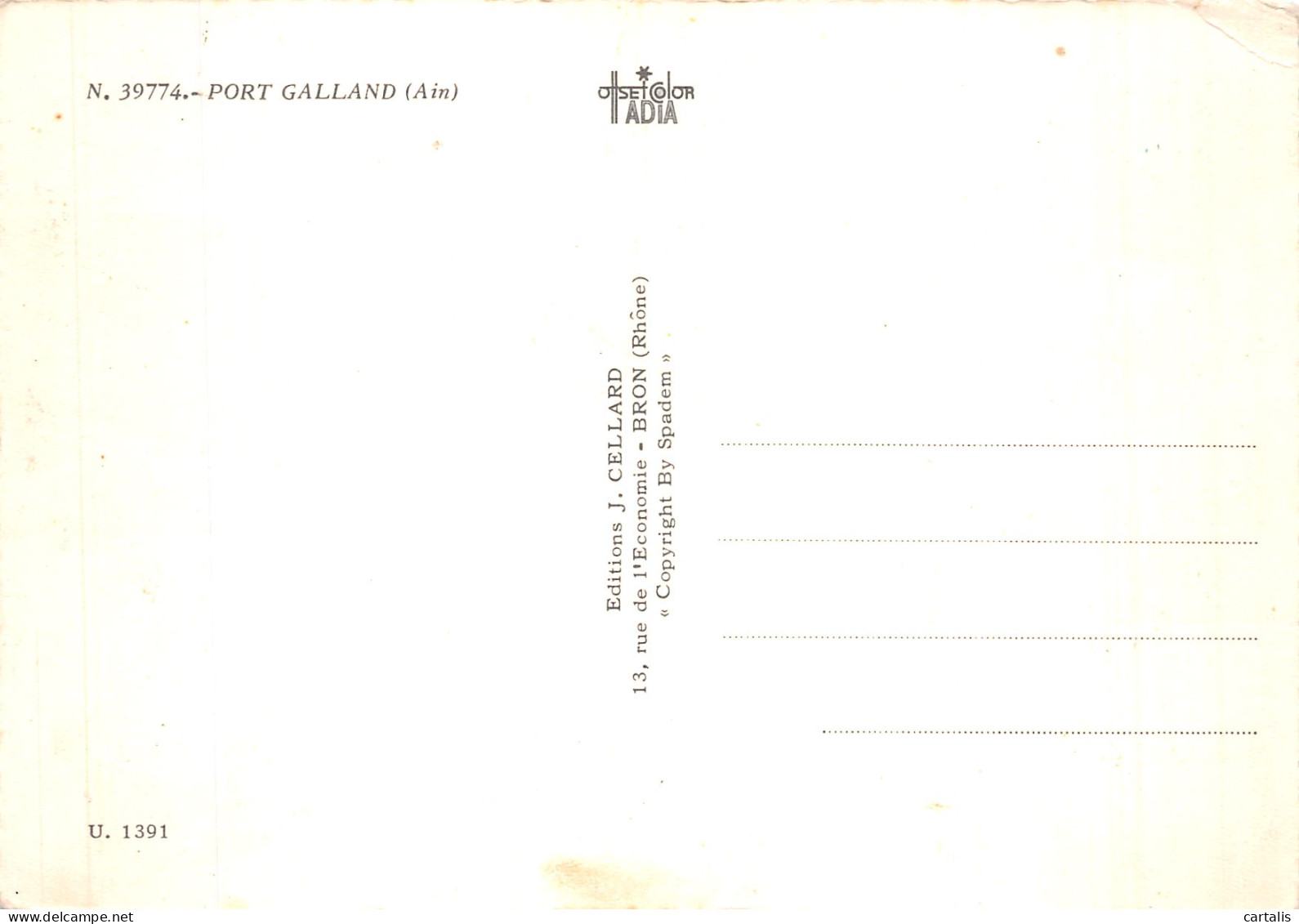 01-PORT GALLAND-N° 4420-B/0209 - Unclassified