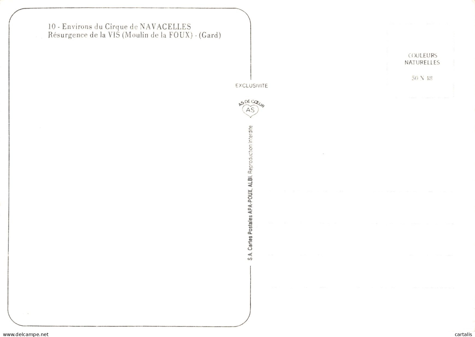 30-MOULIN DE LA FOUX-N° 4420-B/0139 - Other & Unclassified