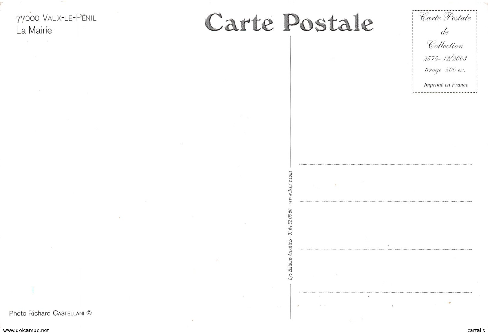 77-VAUX LE PENIL-N° 4420-A/0139 - Other & Unclassified