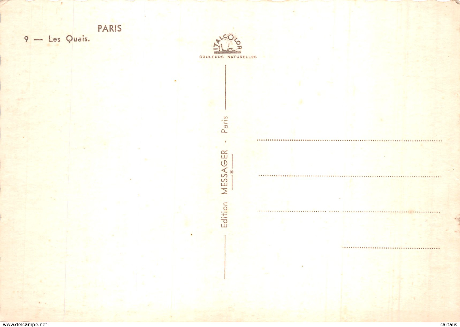 75-PARIS LES QUAIS-N° 4420-A/0115 - Otros & Sin Clasificación