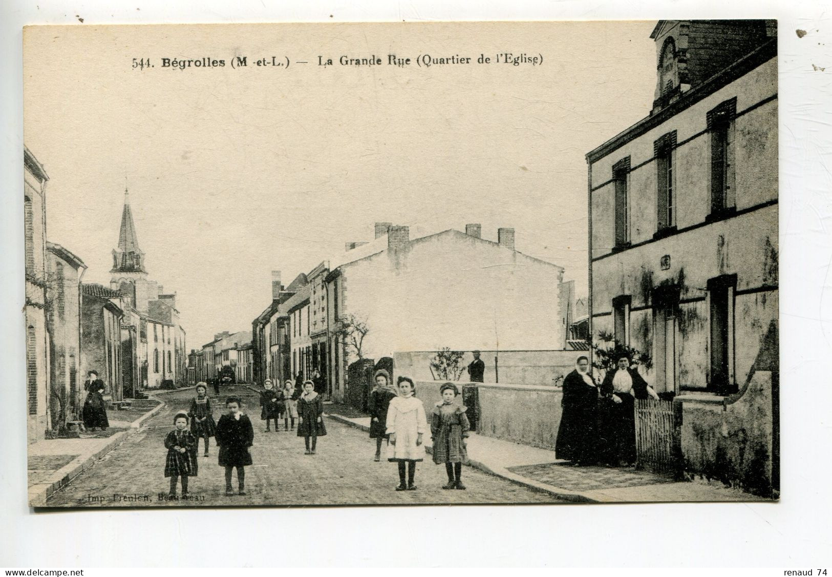 Bégrolles Maine Et Loire La Grande Rue - Sonstige & Ohne Zuordnung