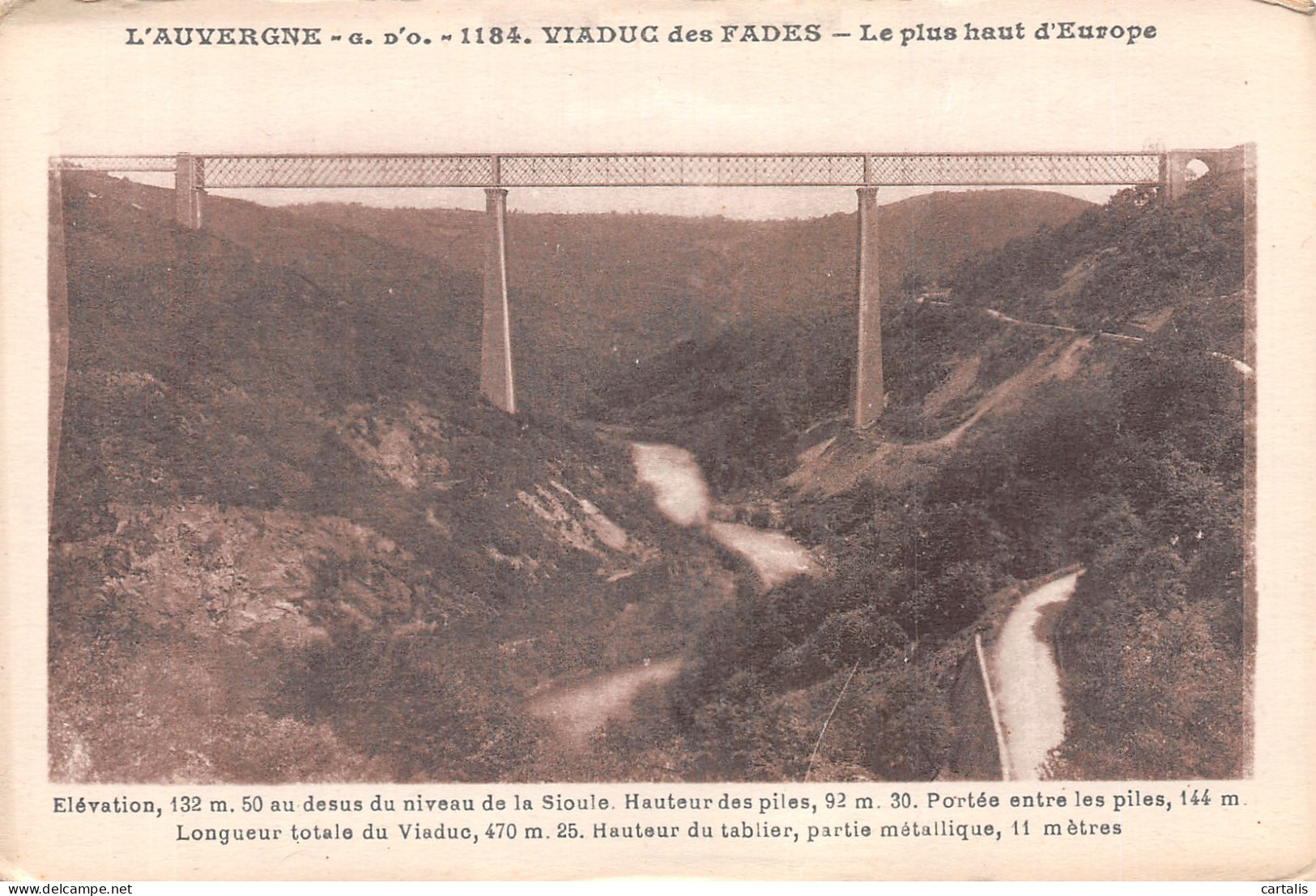 63-VIADUC DES FADES-N° 4420-E/0107 - Andere & Zonder Classificatie