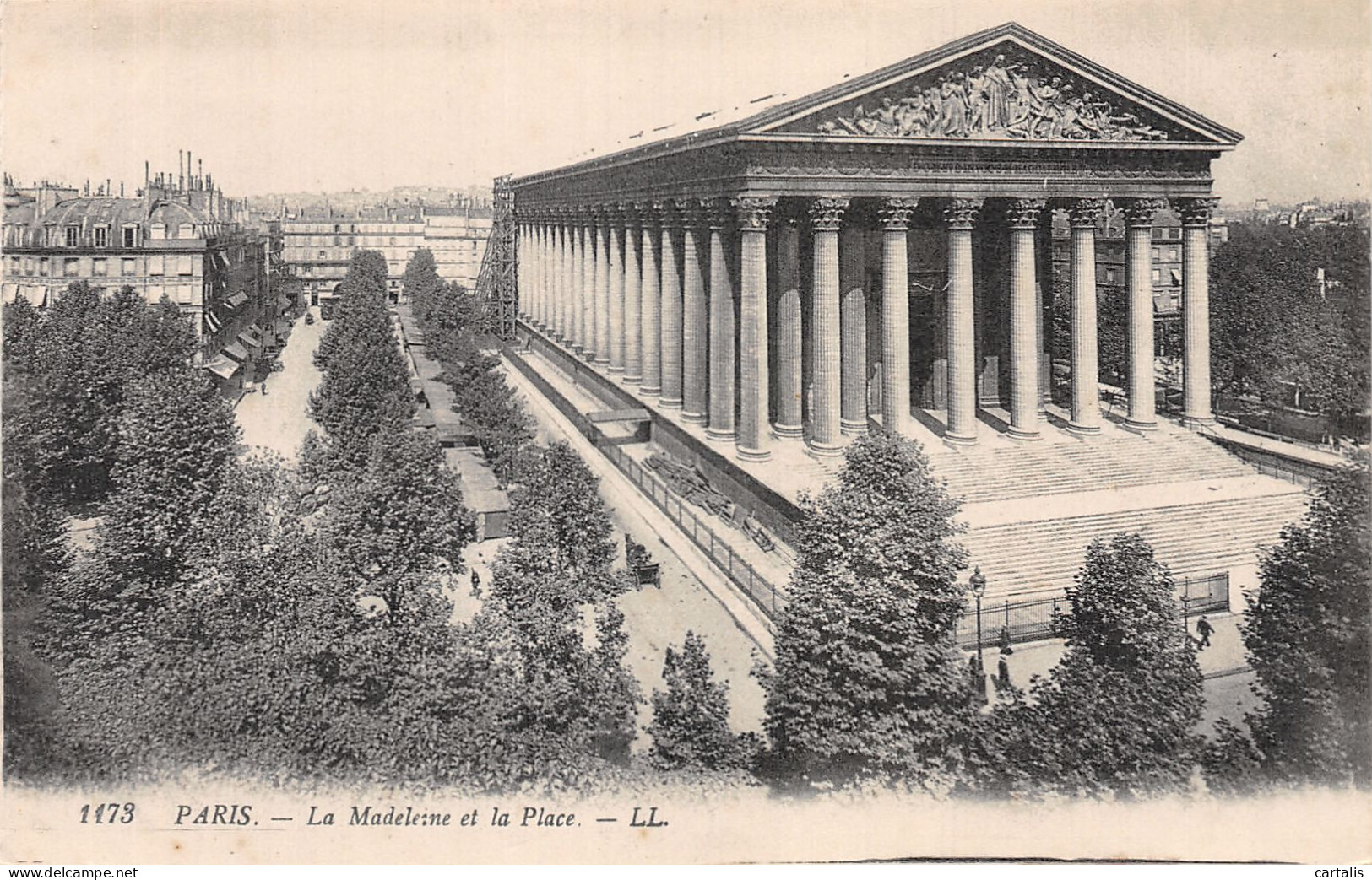 75-PARIS LA MADELEINE ET LA PLACE-N° 4420-E/0095 - Otros & Sin Clasificación