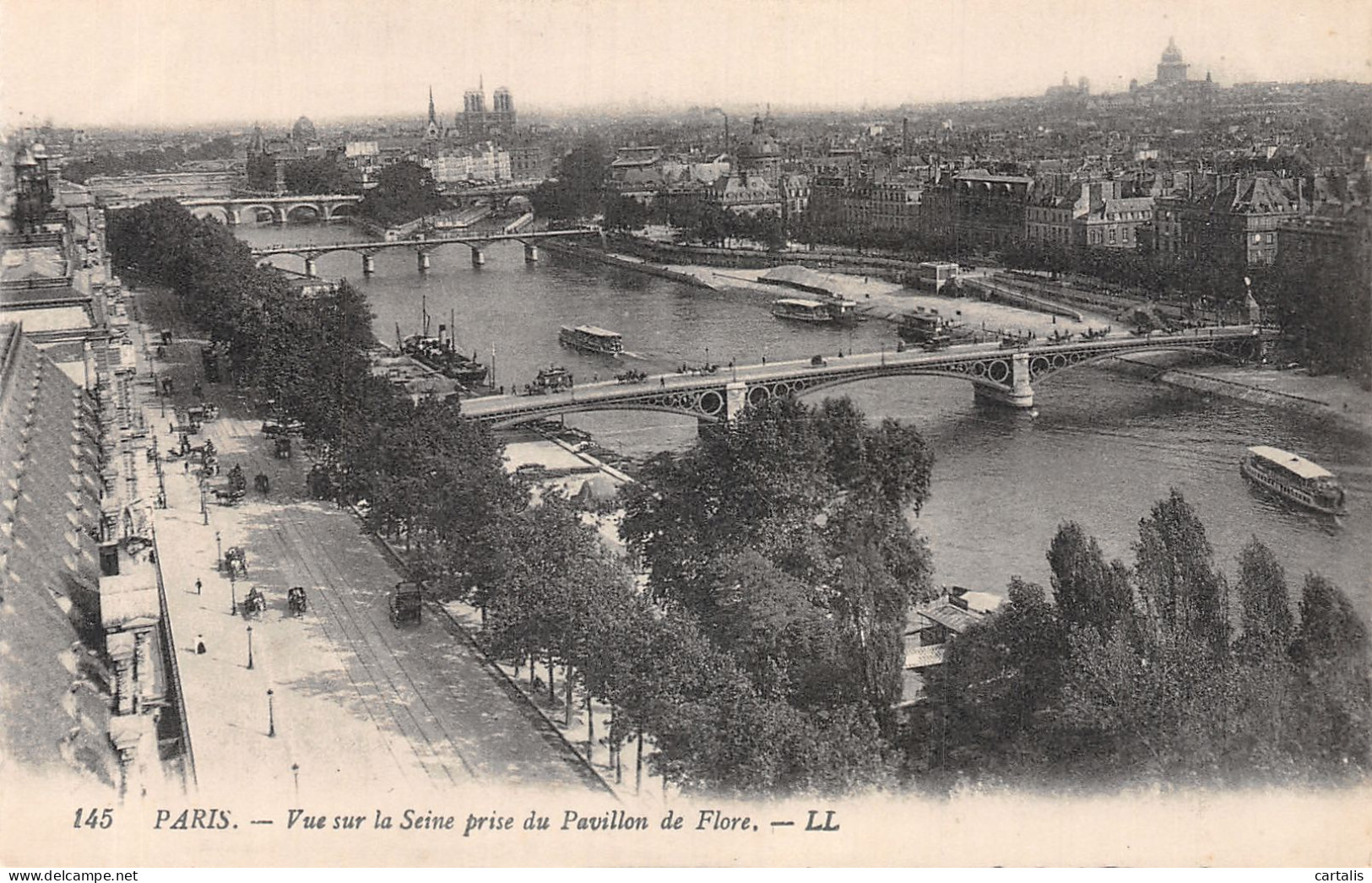 75-PARIS VUE SUR LA SEINE-N° 4420-E/0097 - Other & Unclassified