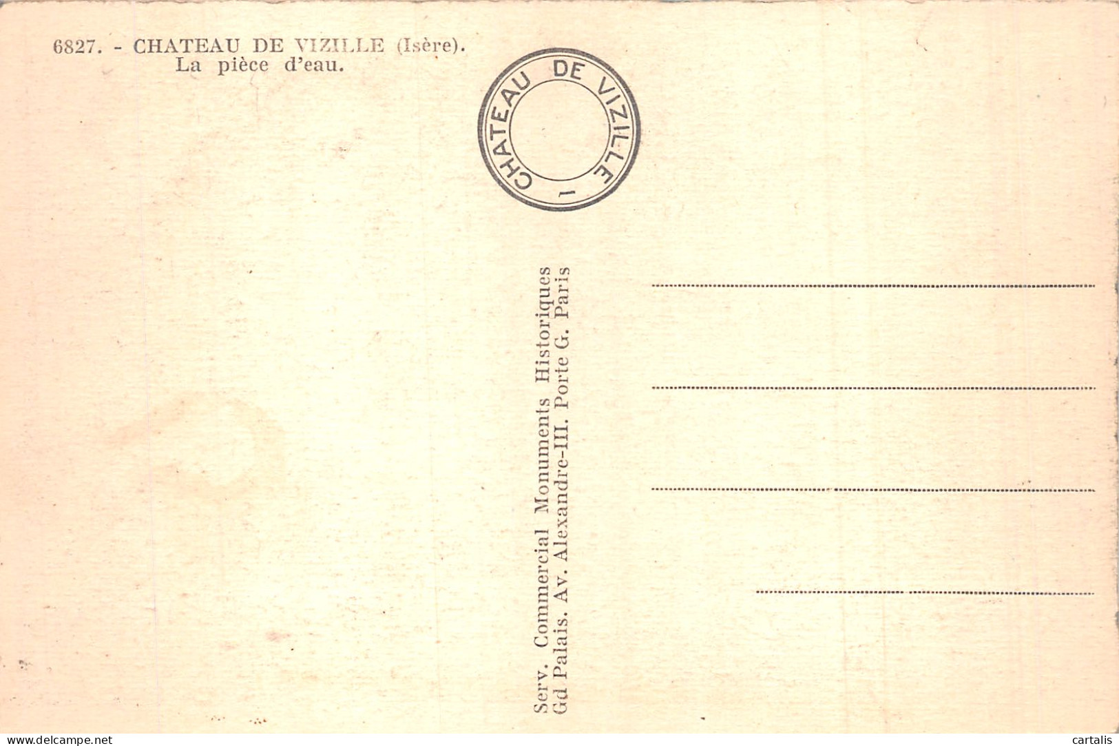 38-CHATEAU DE VIZILLE-N° 4420-E/0057 - Other & Unclassified