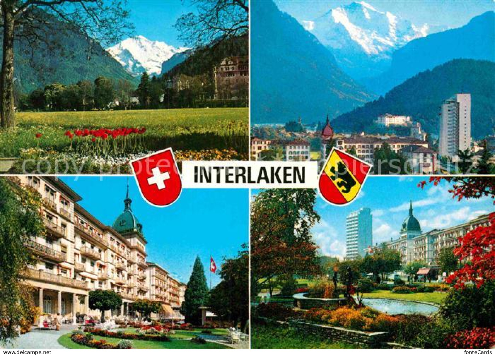 12859021 Interlaken BE Teilansicht Park  Interlaken - Altri & Non Classificati