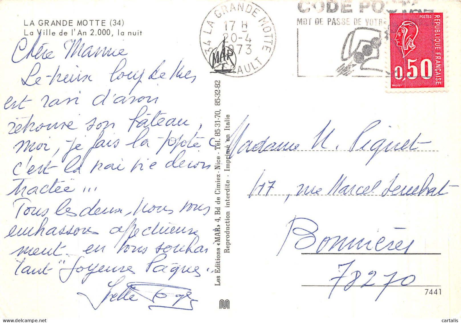 34-LA GRANDE MOTTE-N° 4420-D/0271 - Other & Unclassified