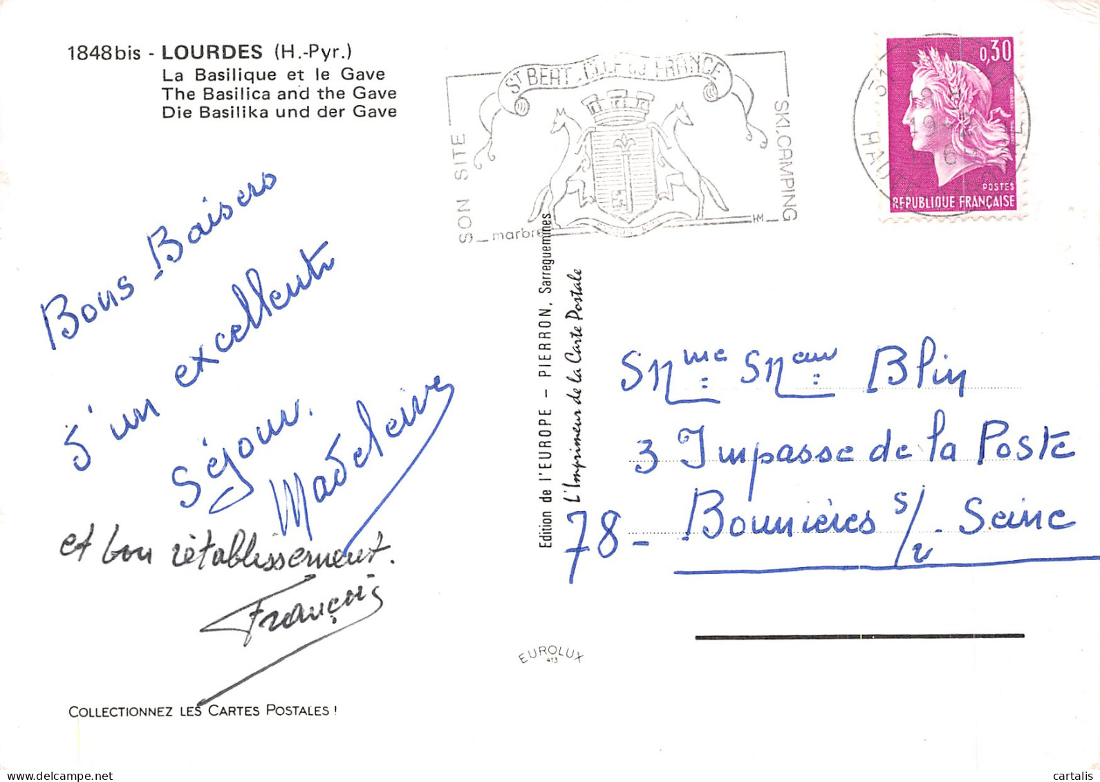 65-LOURDES-N° 4420-D/0261 - Lourdes