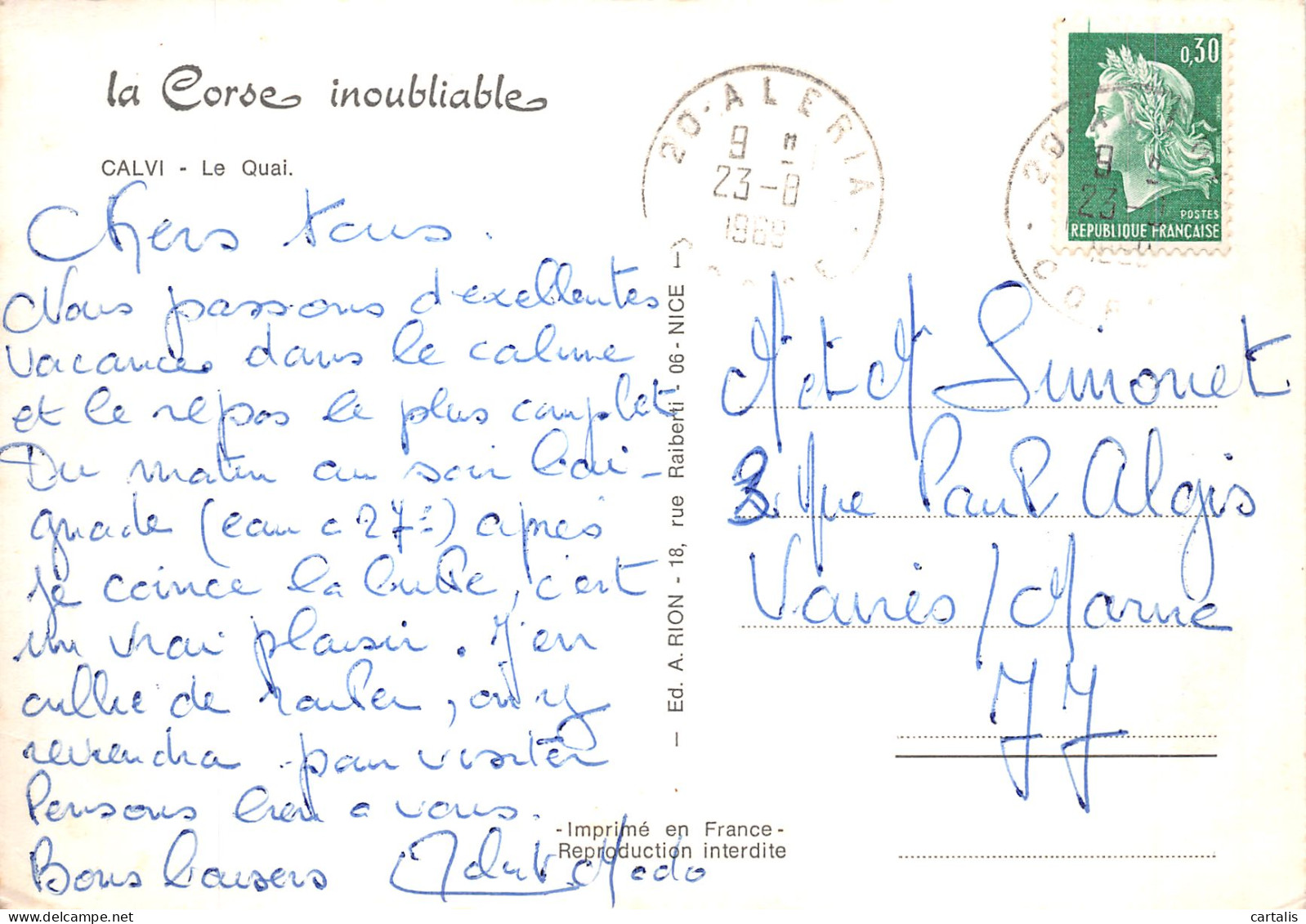 2B-CALVI-N° 4420-D/0193 - Calvi