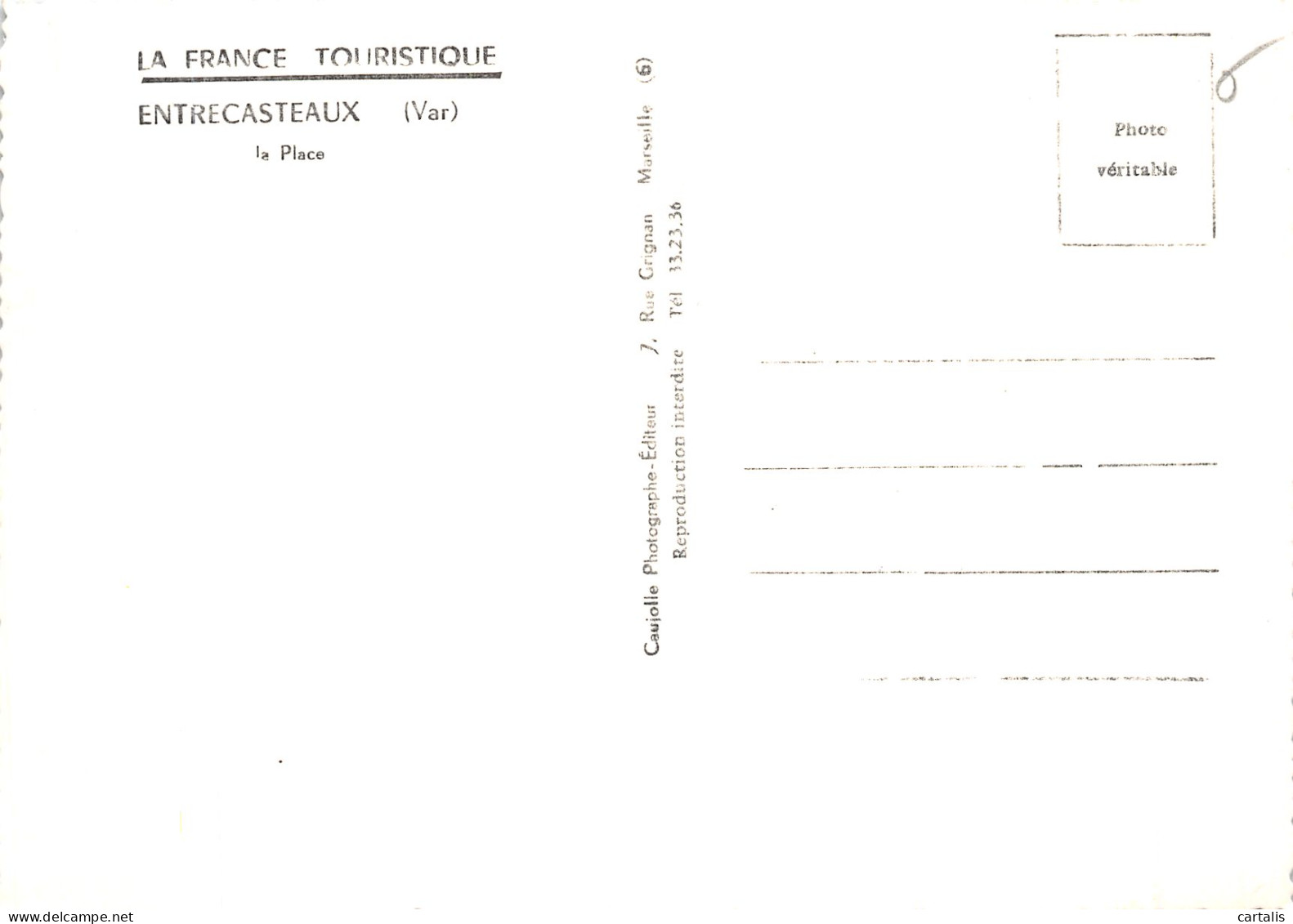 83-ENTRECASTEAUX-N° 4420-D/0181 - Autres & Non Classés