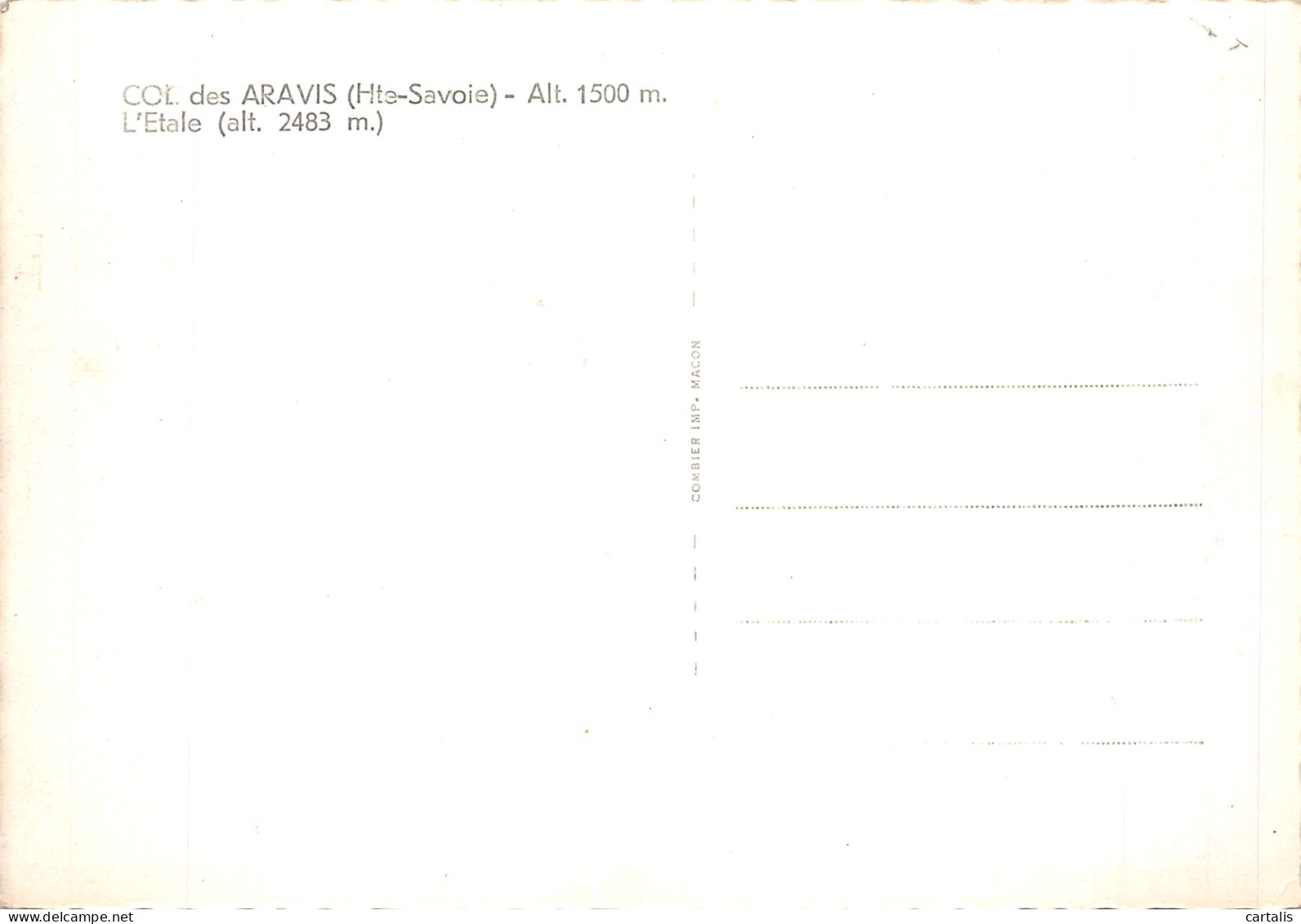 74-LE COL DES ARAVIS-N° 4420-D/0091 - Sonstige & Ohne Zuordnung