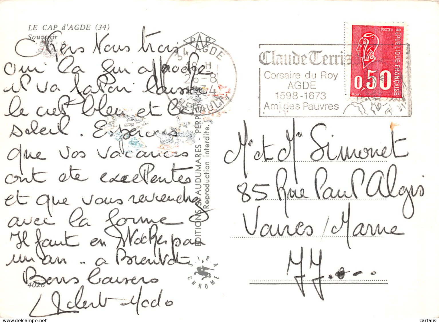 34-LE CAP D AGDE-N° 4420-D/0081 - Other & Unclassified