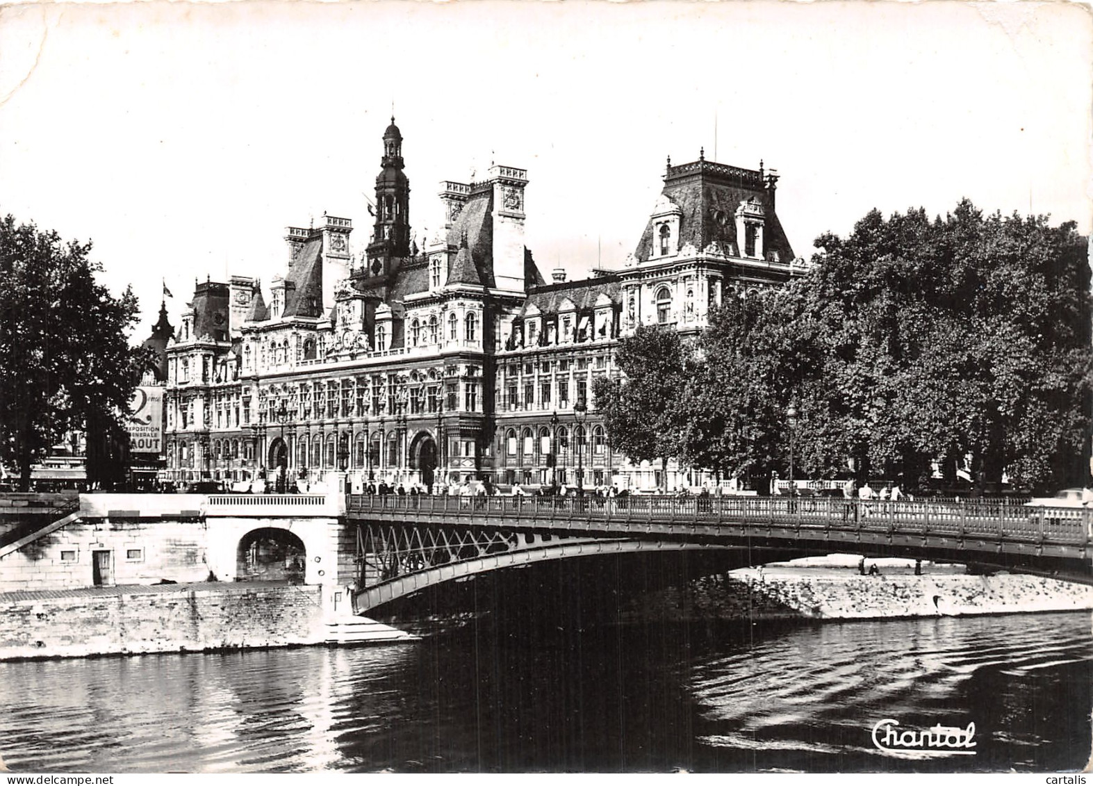 75-PARIS HOTEL DE VILLE ET PONT D ARCOLE-N° 4420-D/0045 - Autres & Non Classés