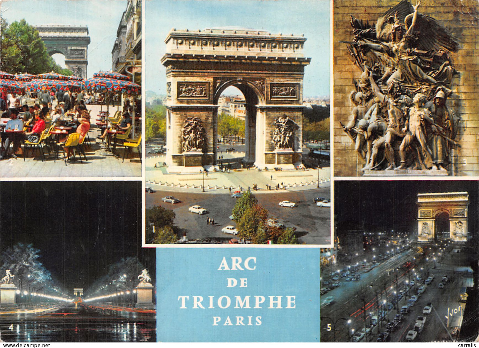 75-PARIS ARC DE TRIOMPHE-N° 4420-D/0041 - Andere & Zonder Classificatie