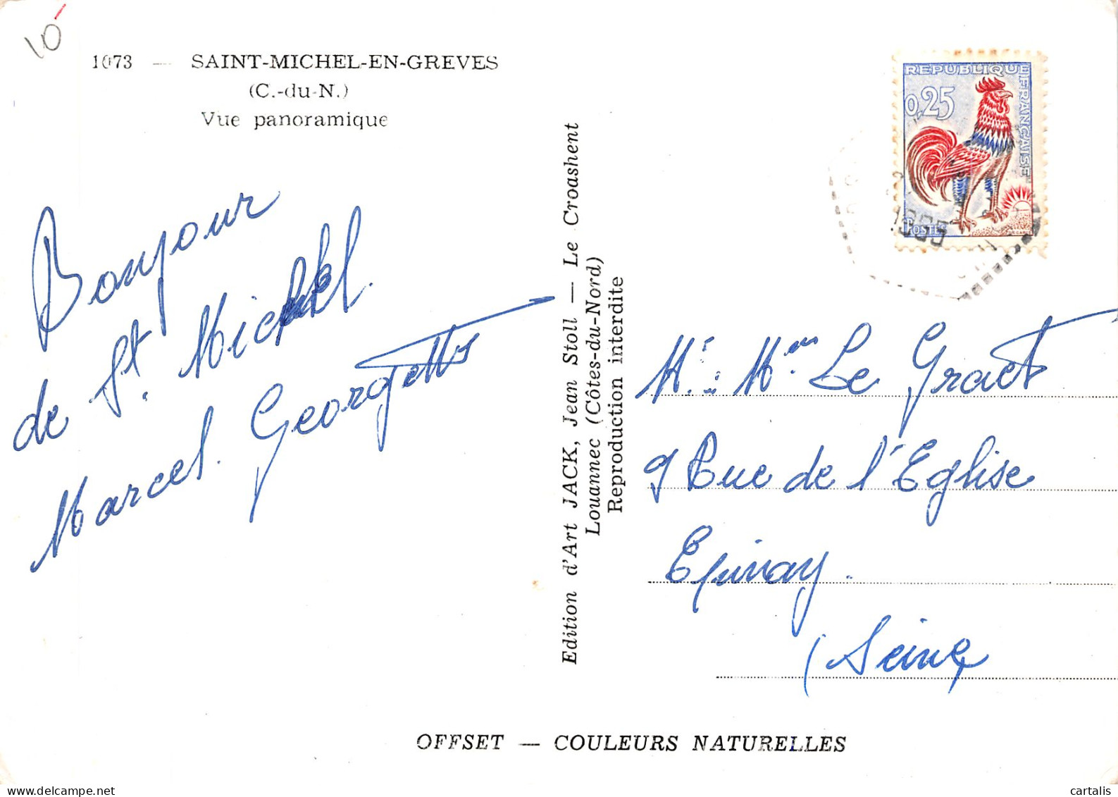 22-SAINT MICHEL EN GREVES-N° 4420-C/0377 - Other & Unclassified