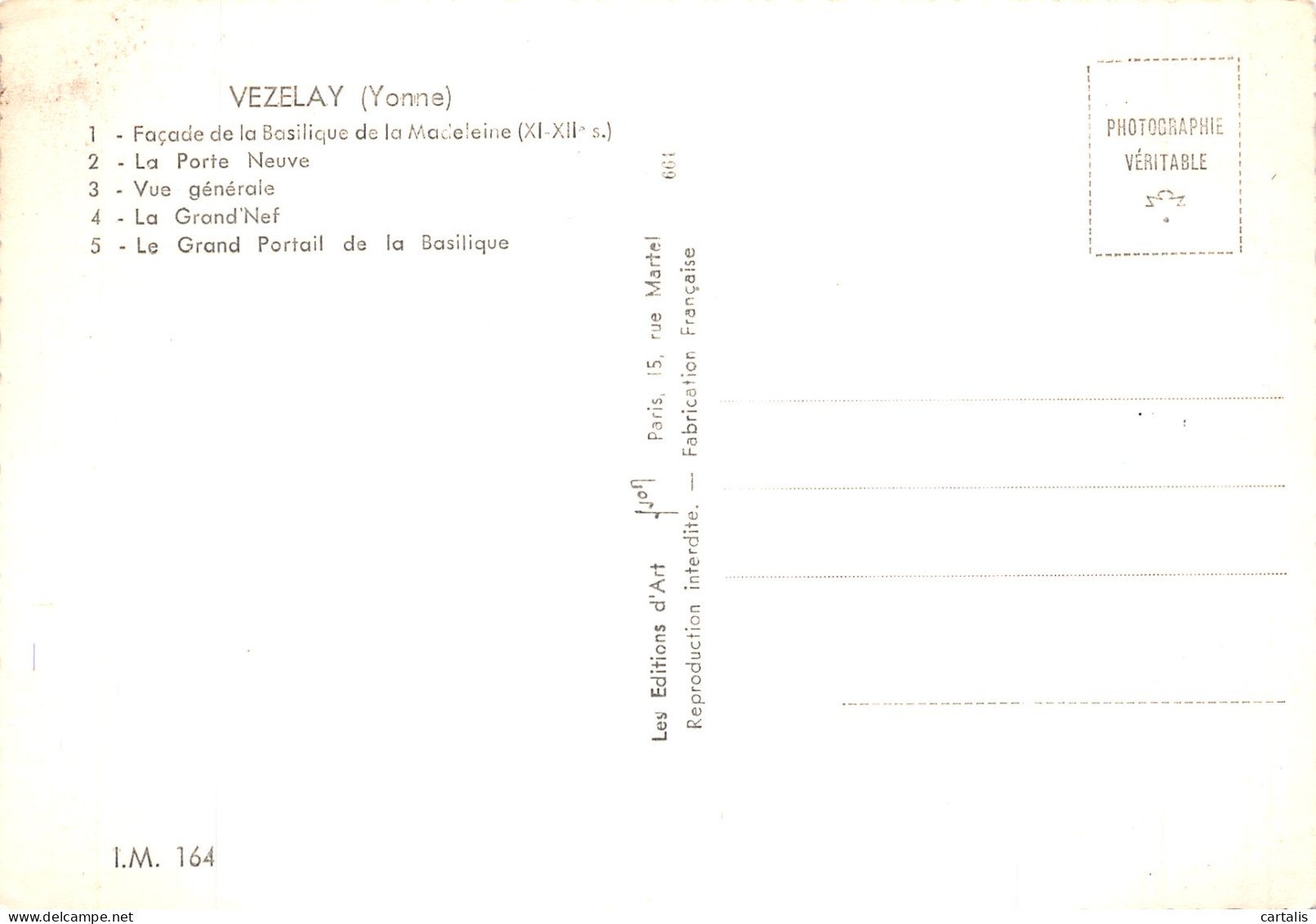 89-VEZELAY-N° 4420-C/0367 - Vezelay