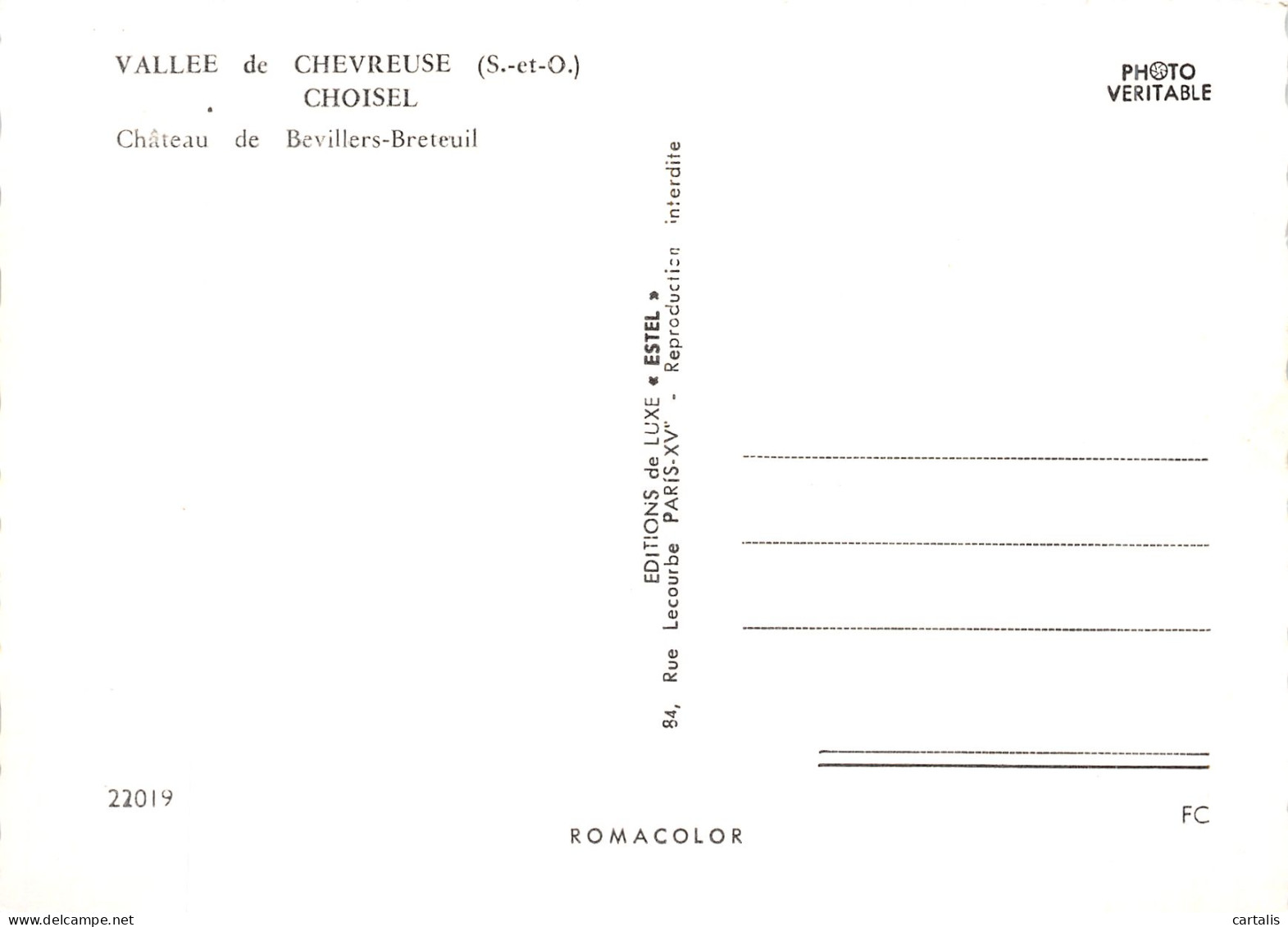 78-CHOISEL LE CHATEAU DE BEVILLERS BRETEUIL-N° 4420-C/0323 - Autres & Non Classés