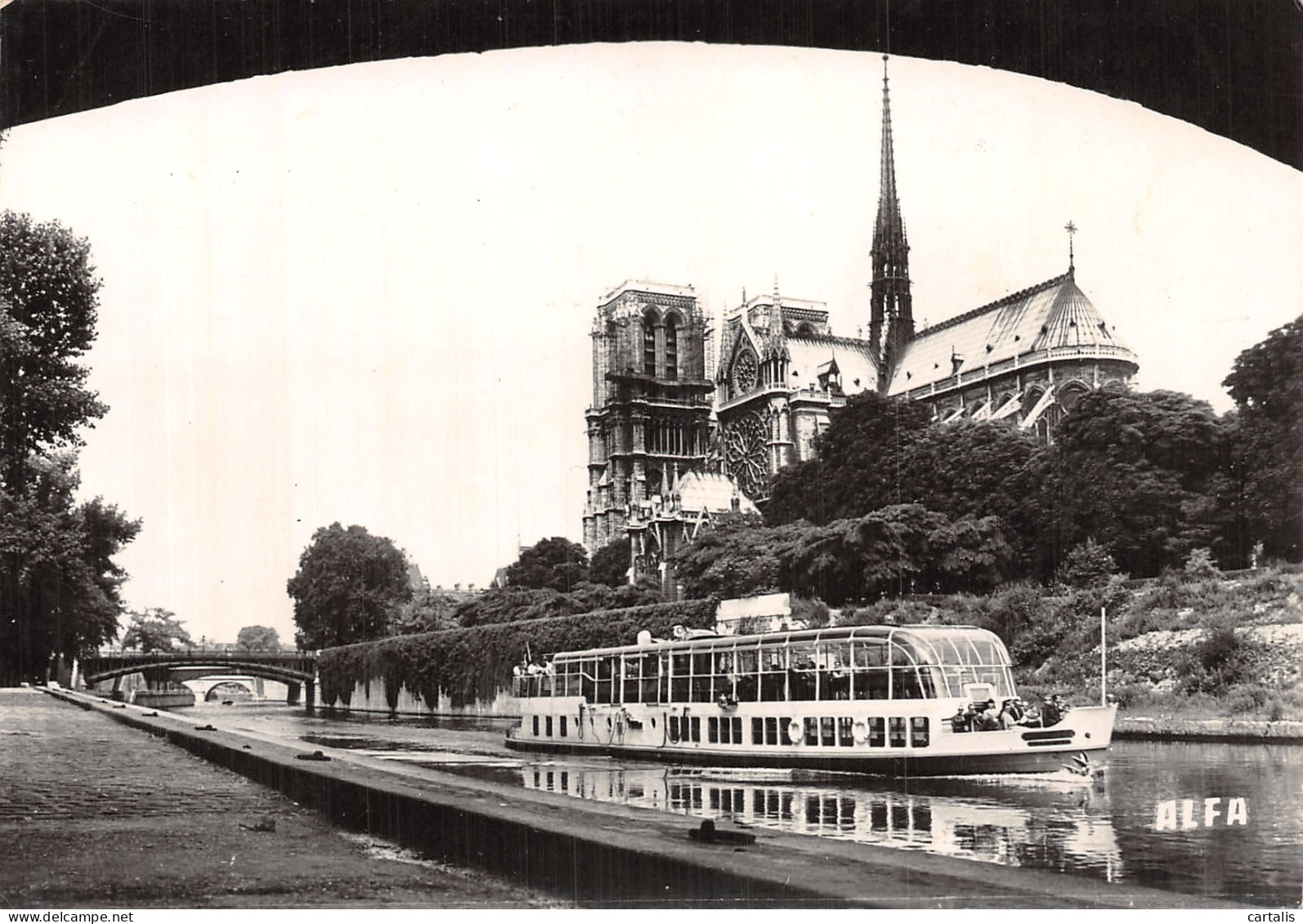 75-PARIS PROMENADE EN BATEAU MOUCHE-N° 4420-C/0317 - Sonstige & Ohne Zuordnung