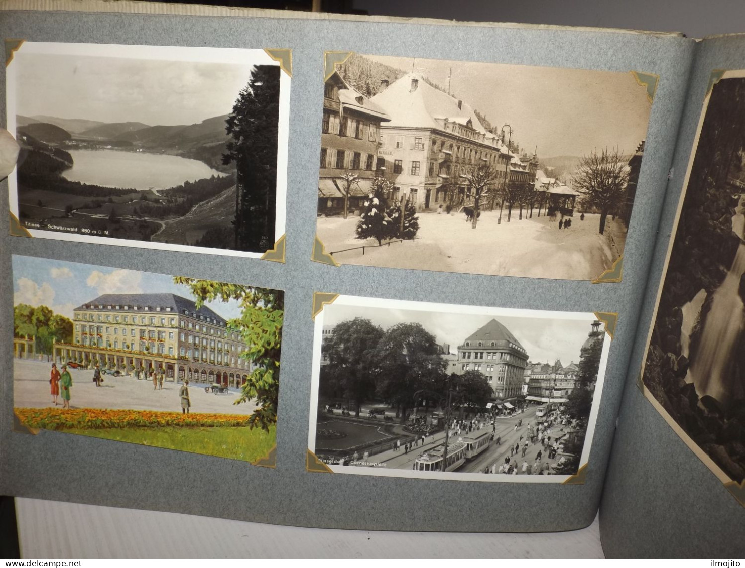 ALBUM POSTCARD BELGIUM BRUXELLES BRUGES NAMUR MUSEE GERMANY DUSSELDURF TRIBERG HEIDELBERG KARLSRUHE MAINZ SWISS OUCHY