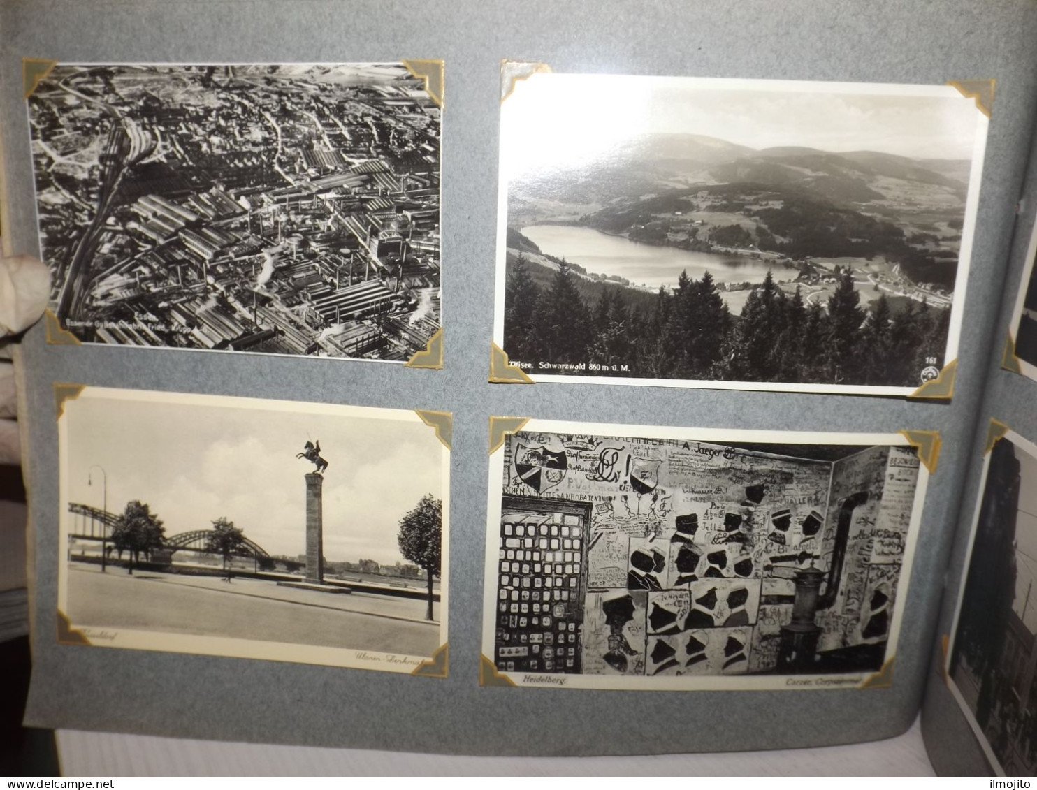 ALBUM POSTCARD BELGIUM BRUXELLES BRUGES NAMUR MUSEE GERMANY DUSSELDURF TRIBERG HEIDELBERG KARLSRUHE MAINZ SWISS OUCHY