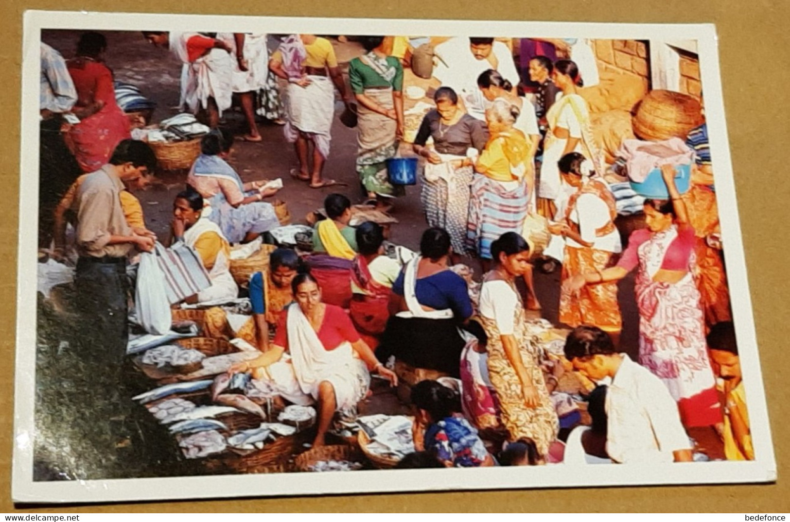 Carte Postale - Inde - Goa - Scène De Marché - Circulé En 2014 - India