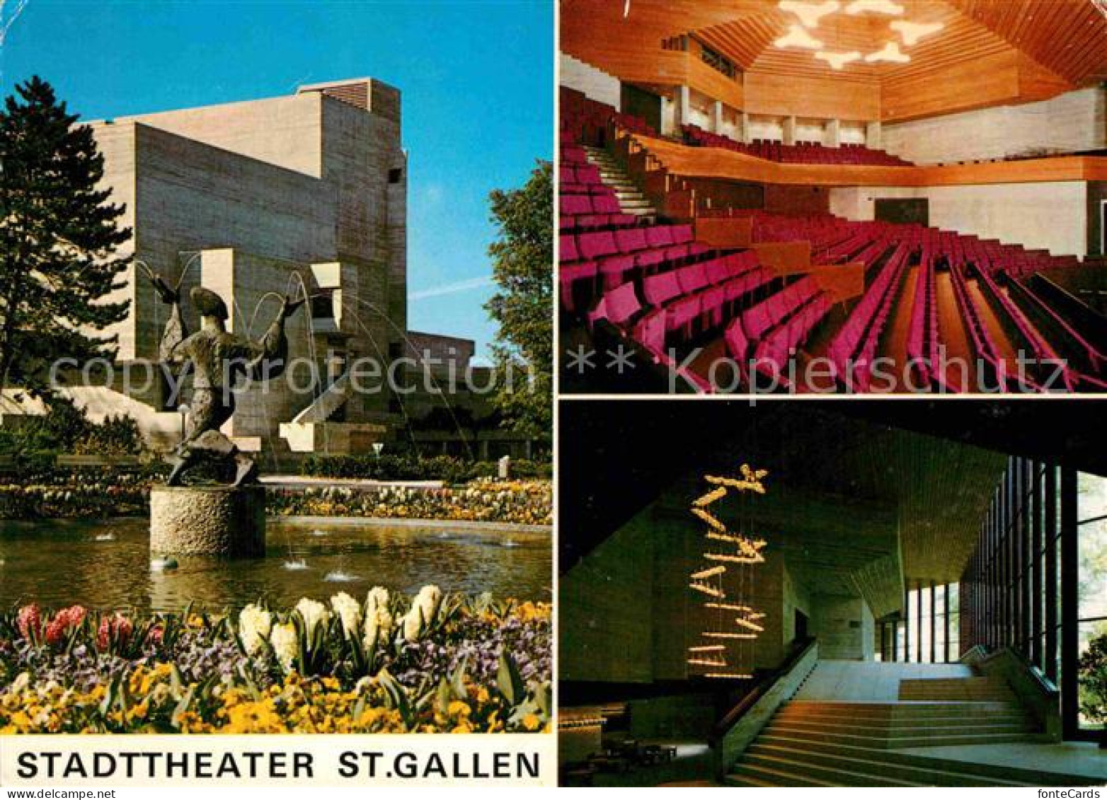 12856103 St Gallen SG Stadttheater Saal Innenansichten Skulptur St Gallen - Other & Unclassified