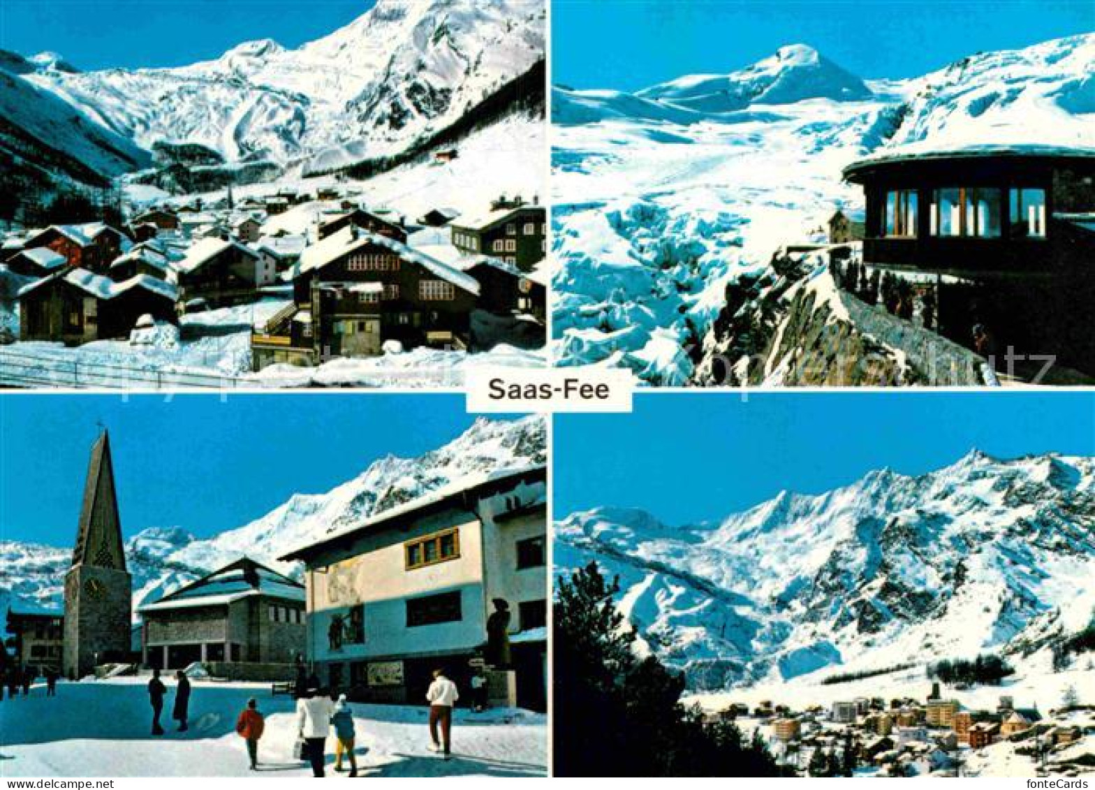 12855948 Saas-Fee Teilansichten Wintersportplatz Walliser Alpen Saas Fee - Sonstige & Ohne Zuordnung