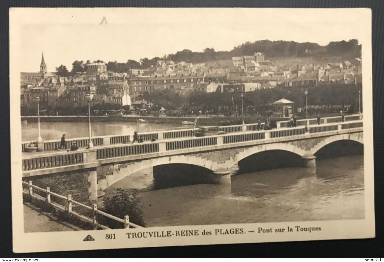 CPA TROUVILLE 14 Pont Sur La Touques - Trouville