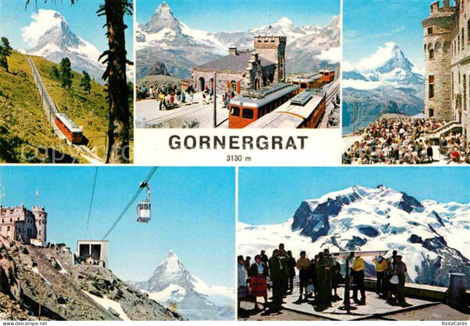 12853821 Gornergrat Zermatt Kulmhotel Stockhornbahn Monte Rosa Gornergrat Zermat - Sonstige & Ohne Zuordnung