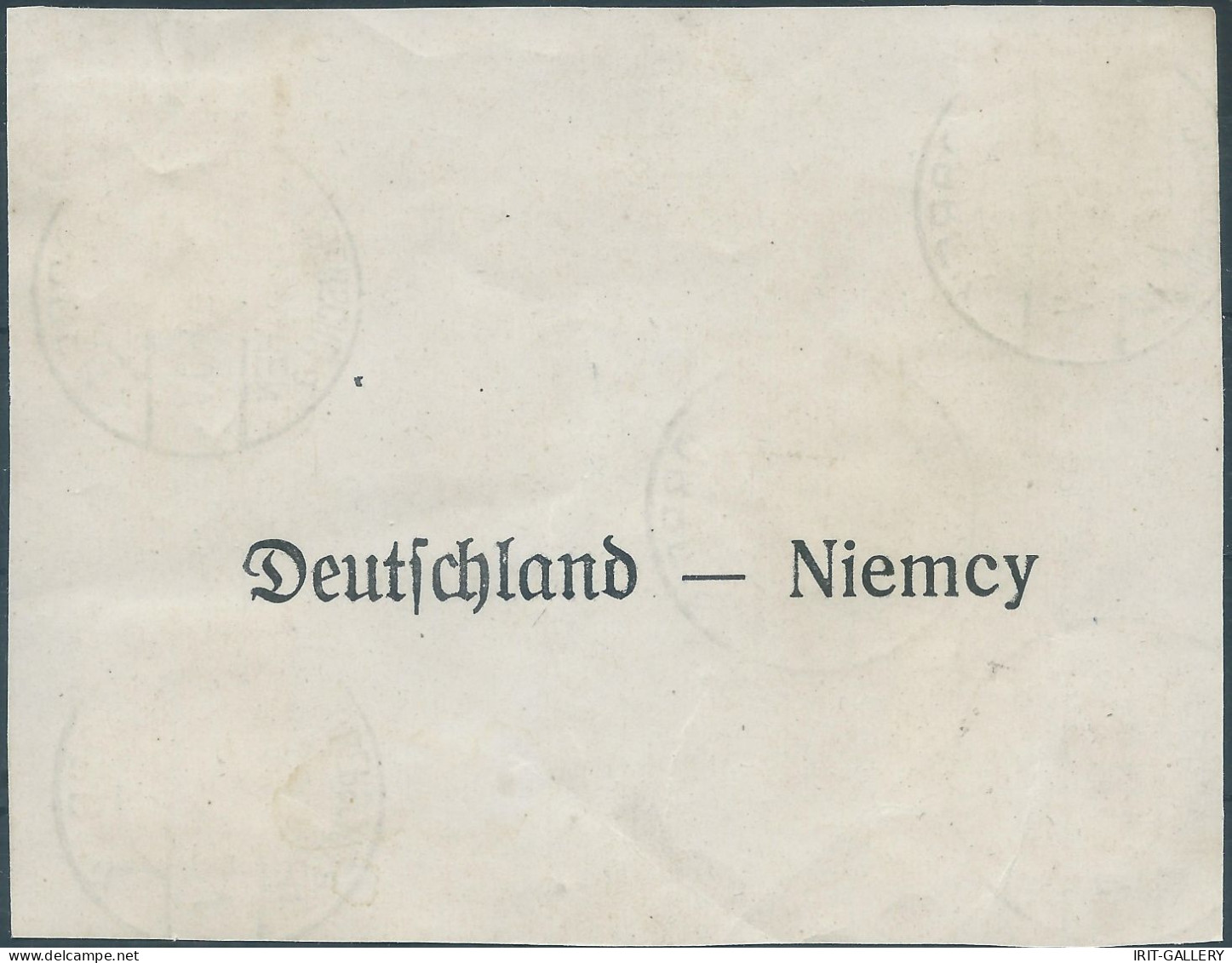 Germany-Deutschland,Plebiscite Territories,Slesia,1921Overprinted"Plébiscite 20 Mars 1921"10Pf-15Pf-20Pf-30Pf-40Pf - Silesia