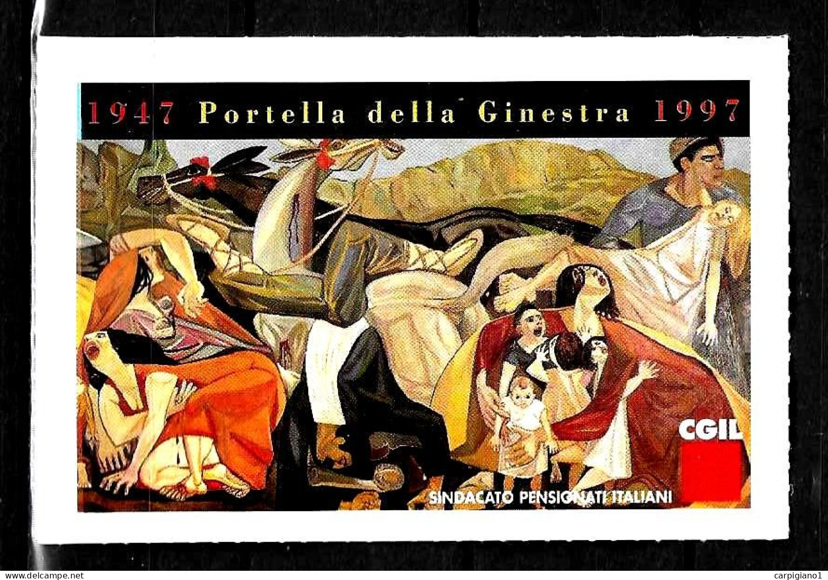 1997 Tessera Sindacato CGIL Confederazione Generale Italiana Del Lavoro - 1917-1997 Portella Della Ginestra - Membership Cards