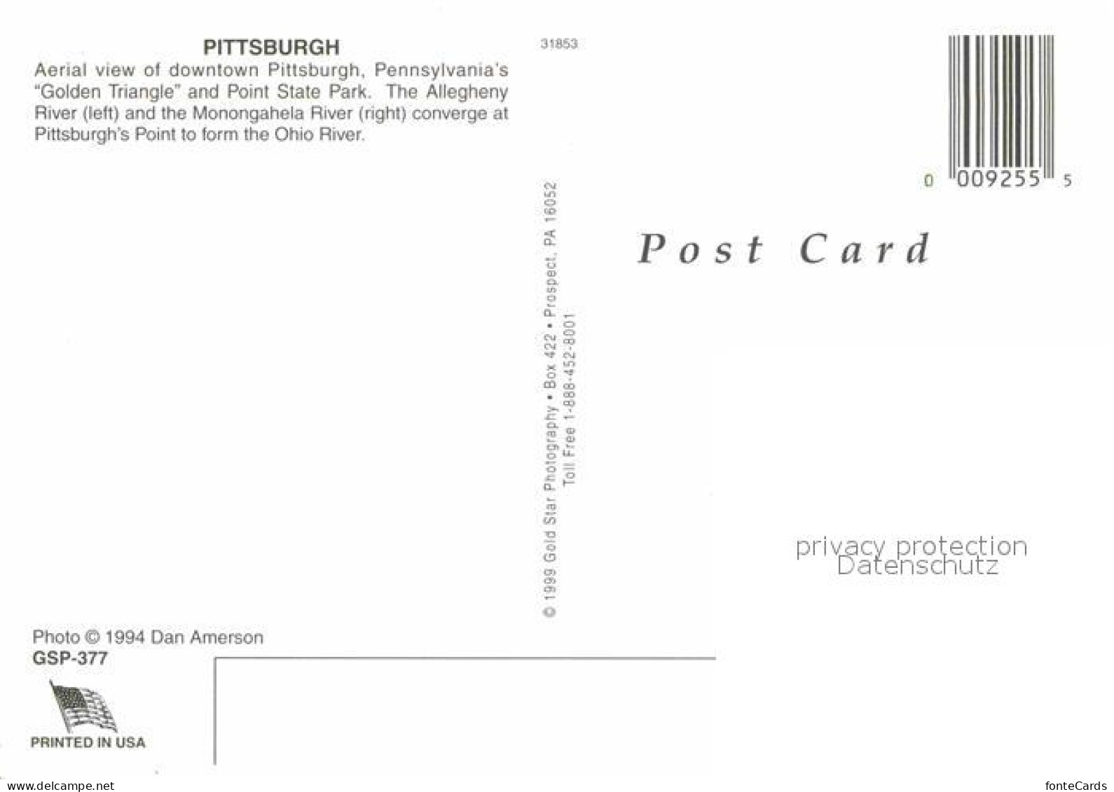 12851346 Pittsburgh Fliegeraufnahme Pittsburgh - Other & Unclassified