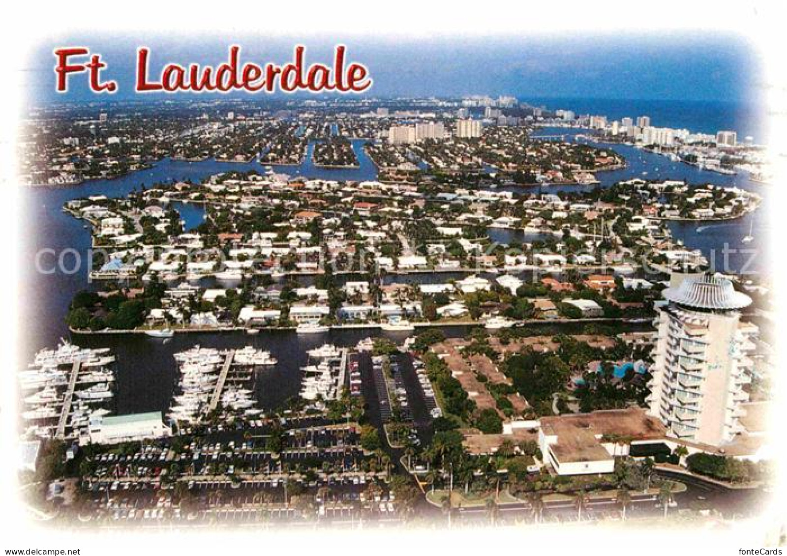 12851312 Fort_Lauderdale Fliegeraufnahme Hafen  - Otros & Sin Clasificación