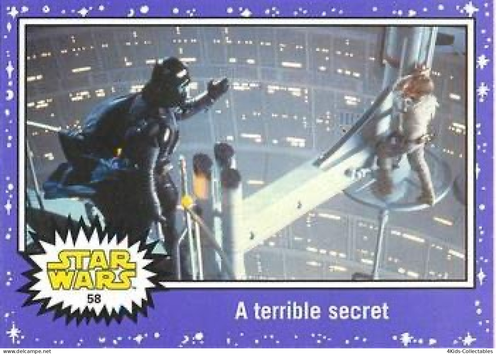 2015 Topps STAR WARS Journey To The Force Awakens "PURPLE Starfield" Parallel #58 - Star Wars