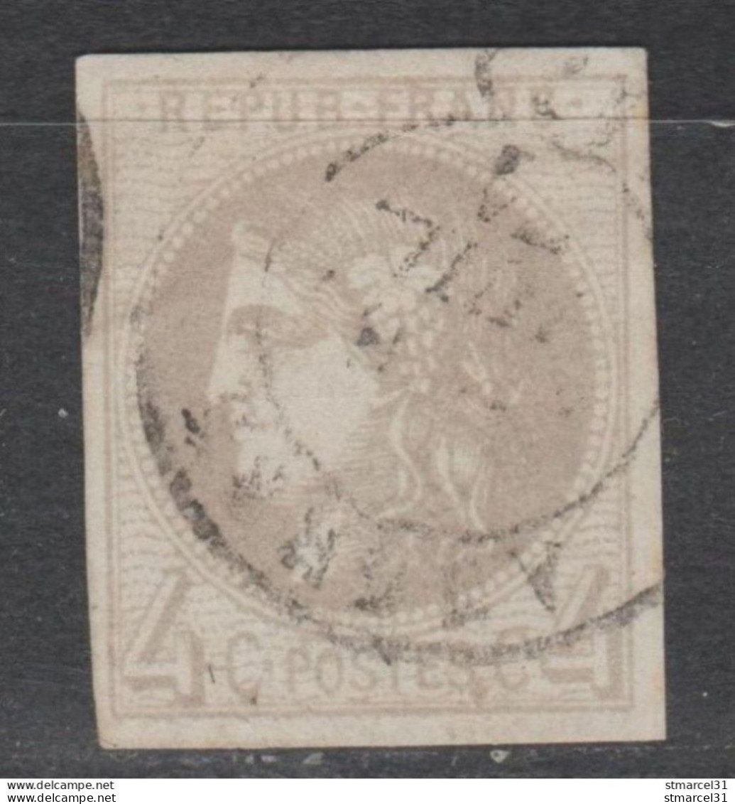 A SAISIR N°41Ba GRIS JAUNATRE TBE/ LUXE Cote 550€ - 1870 Bordeaux Printing