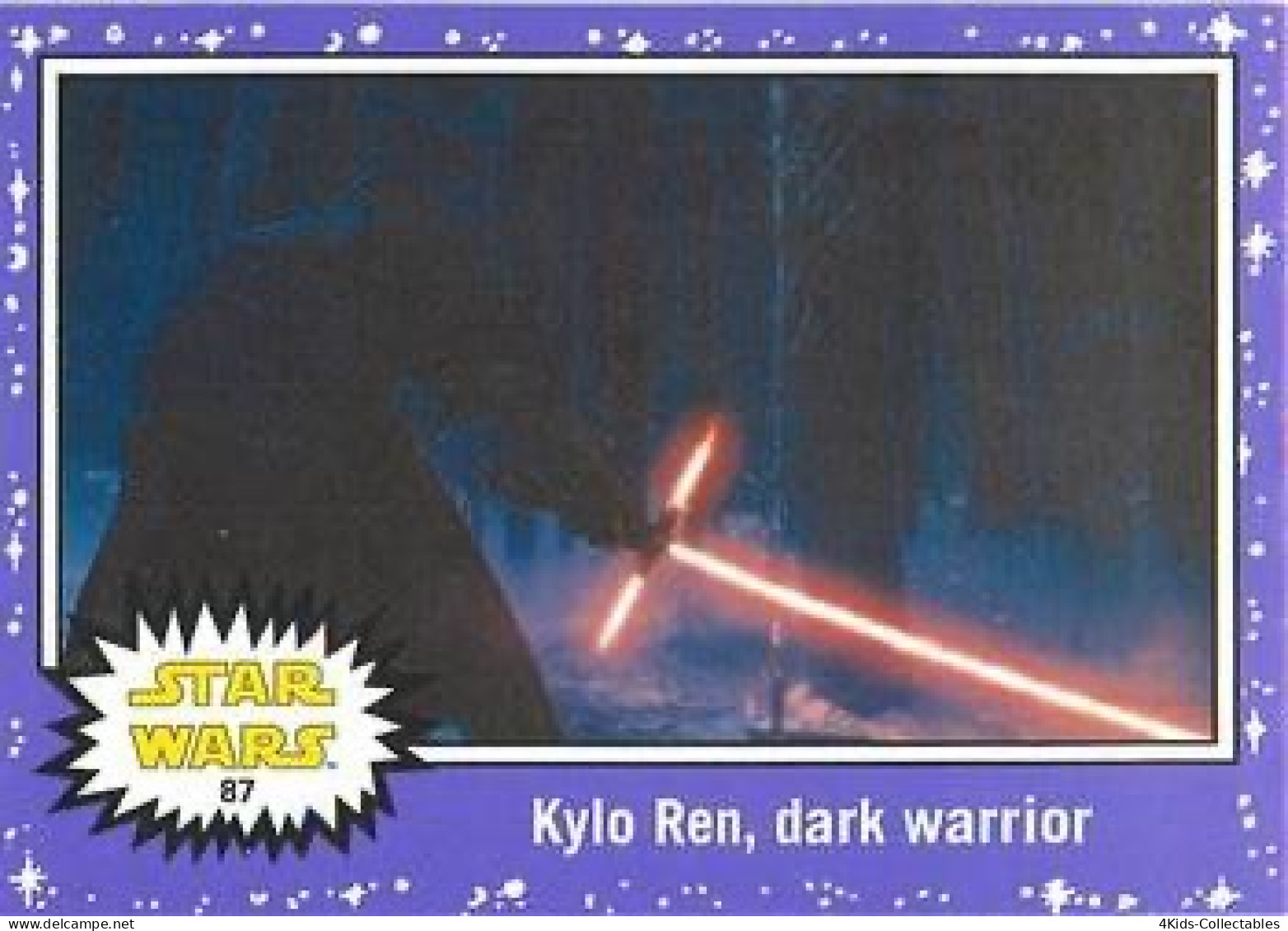 2015 Topps STAR WARS Journey To The Force Awakens "PURPLE Starfield" Parallel #87 - Star Wars