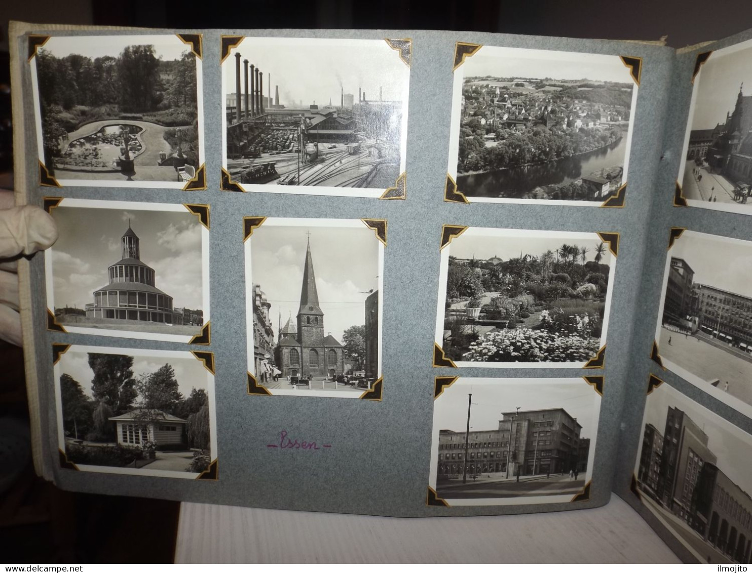 ALBUM POSTCARD AND PHOTO LAUSANNE AMSTERDAM MARKEN BONN BADENTRIER KOBLENZ ESSEN MAINZ HEIDELBERG LONDON ROVERETO