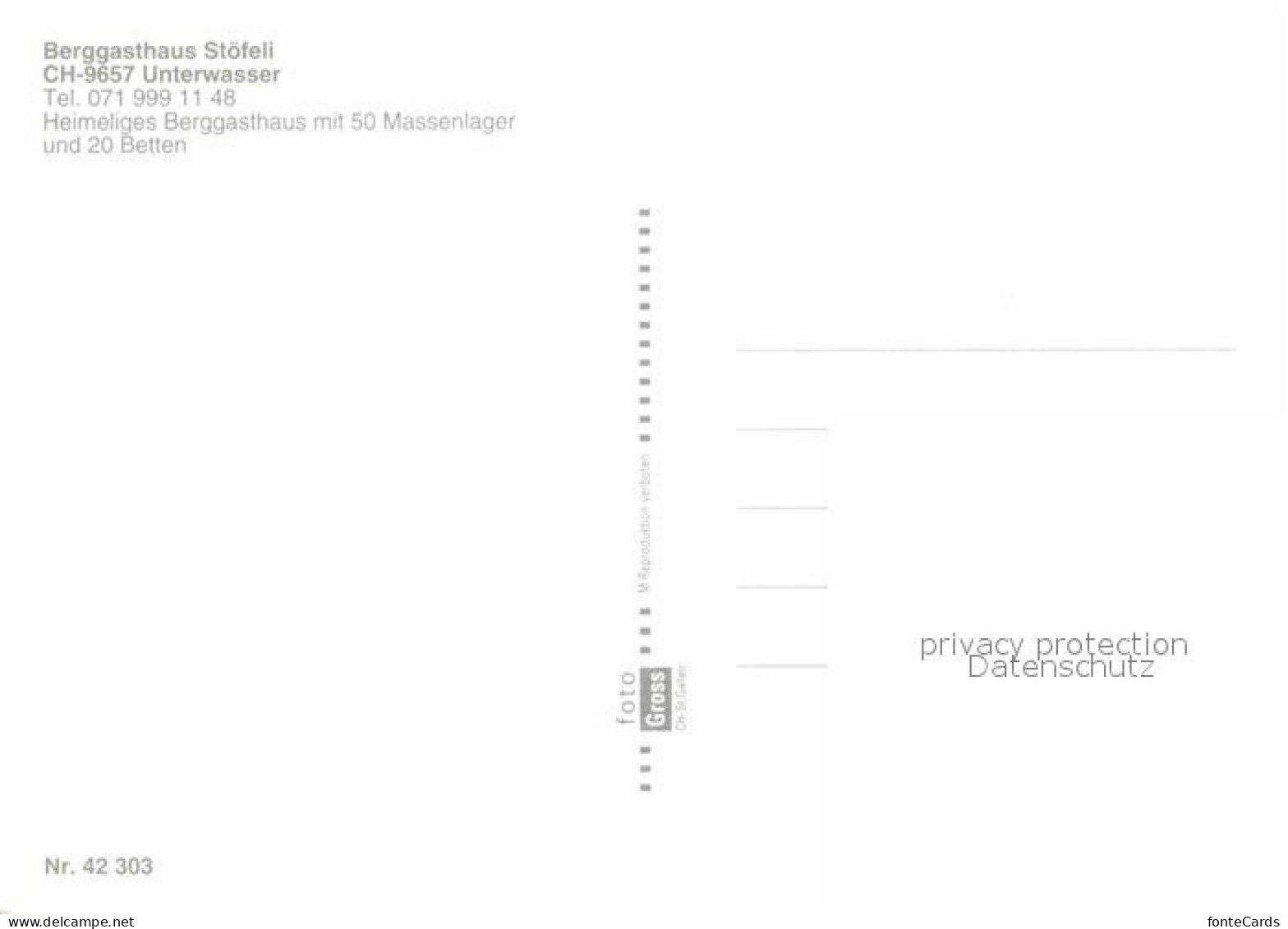 12846364 Unterwasser Toggenburg Berghaus Stoefeli Unterwasser - Other & Unclassified