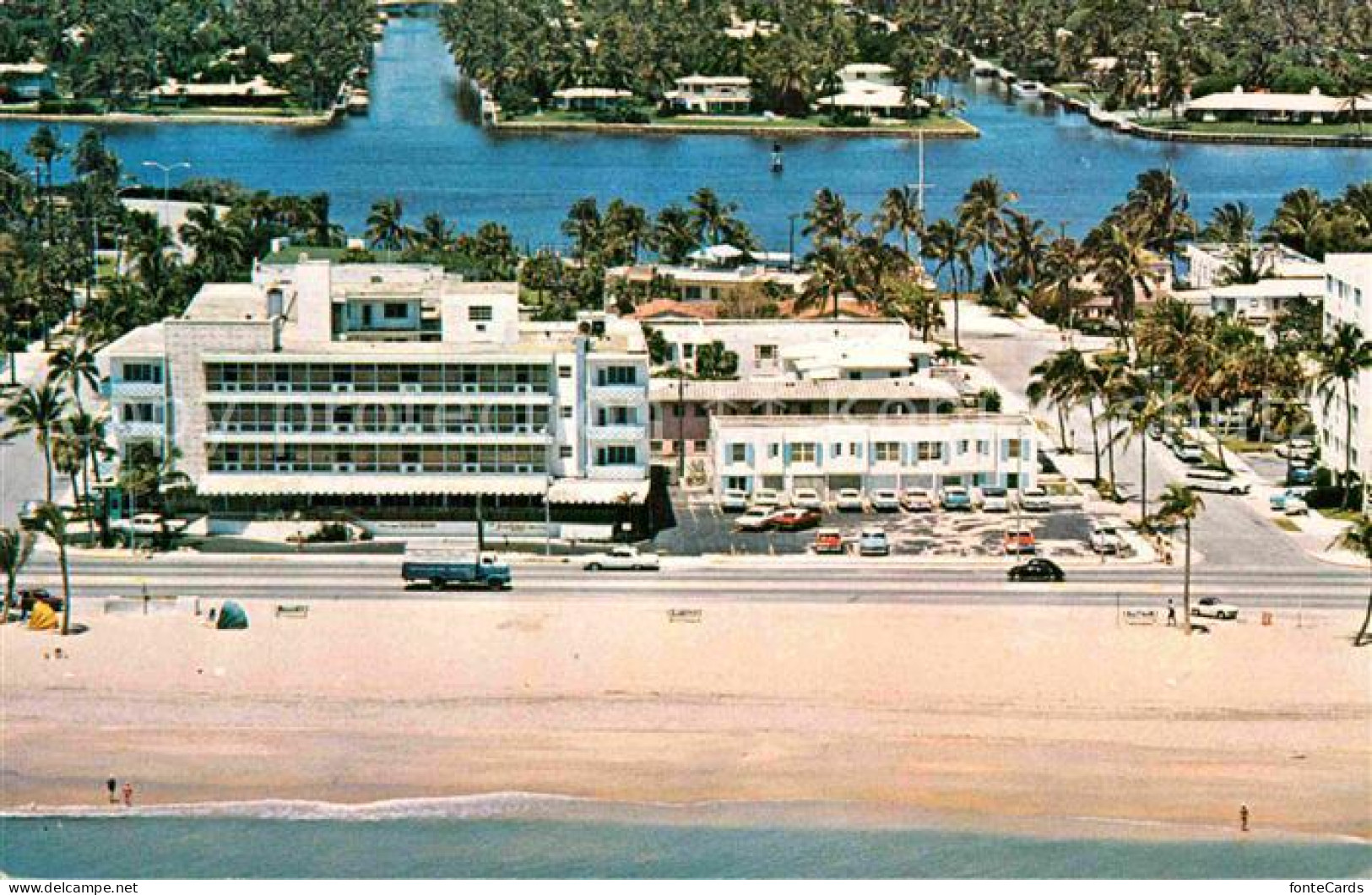 12845479 Fort_Lauderdale Marlin Beach Hotel Aerial View  - Other & Unclassified