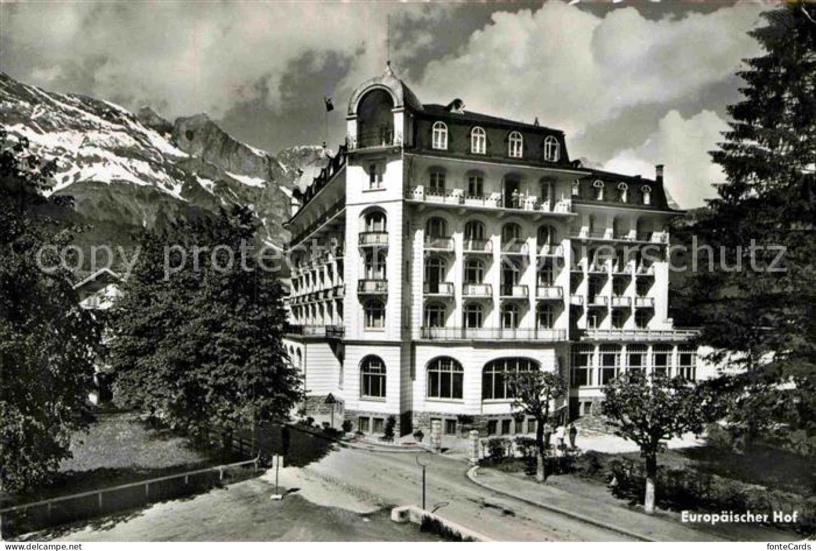 12844071 Engelberg OW Europaeischer Hof  Engelberg - Autres & Non Classés