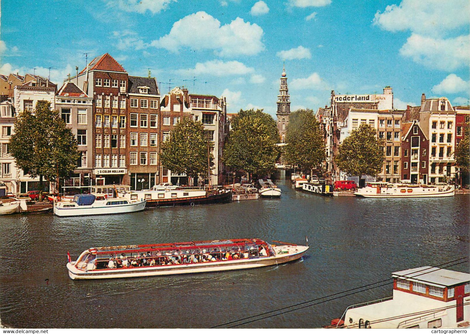 Navigation Sailing Vessels & Boats Themed Postcard Amsterdam Pleasure Cruise - Voiliers