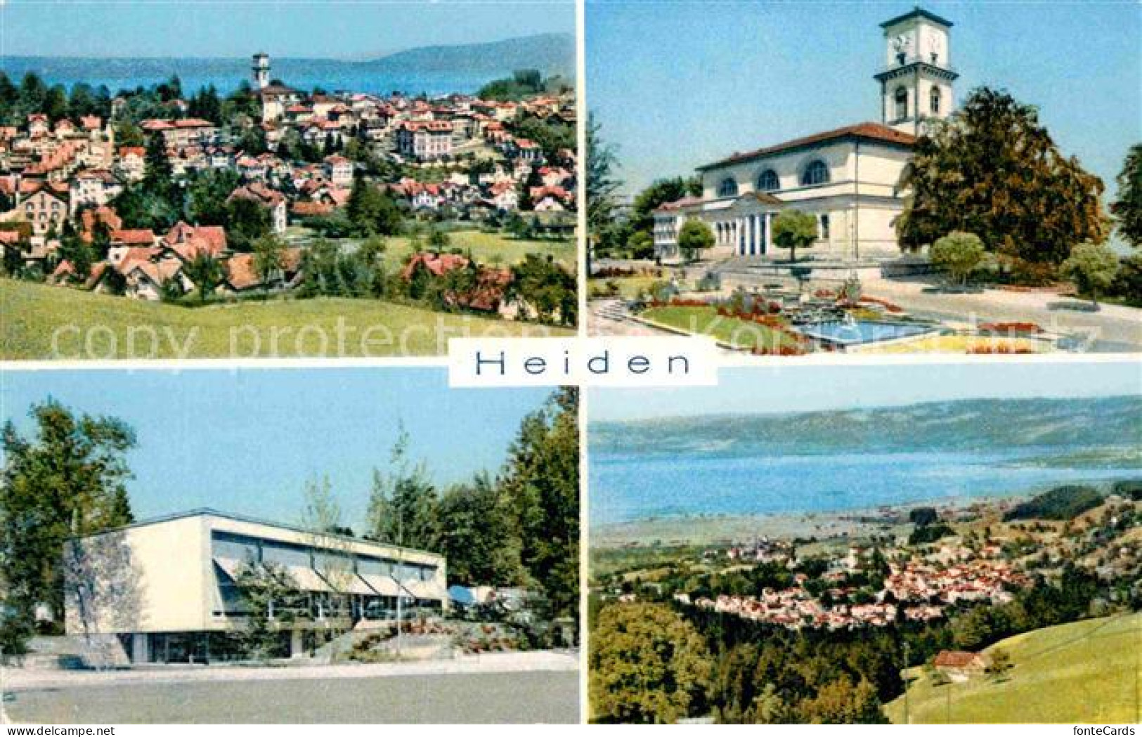 12843484 Heiden AR Panorama Kurhaus Heiden - Altri & Non Classificati