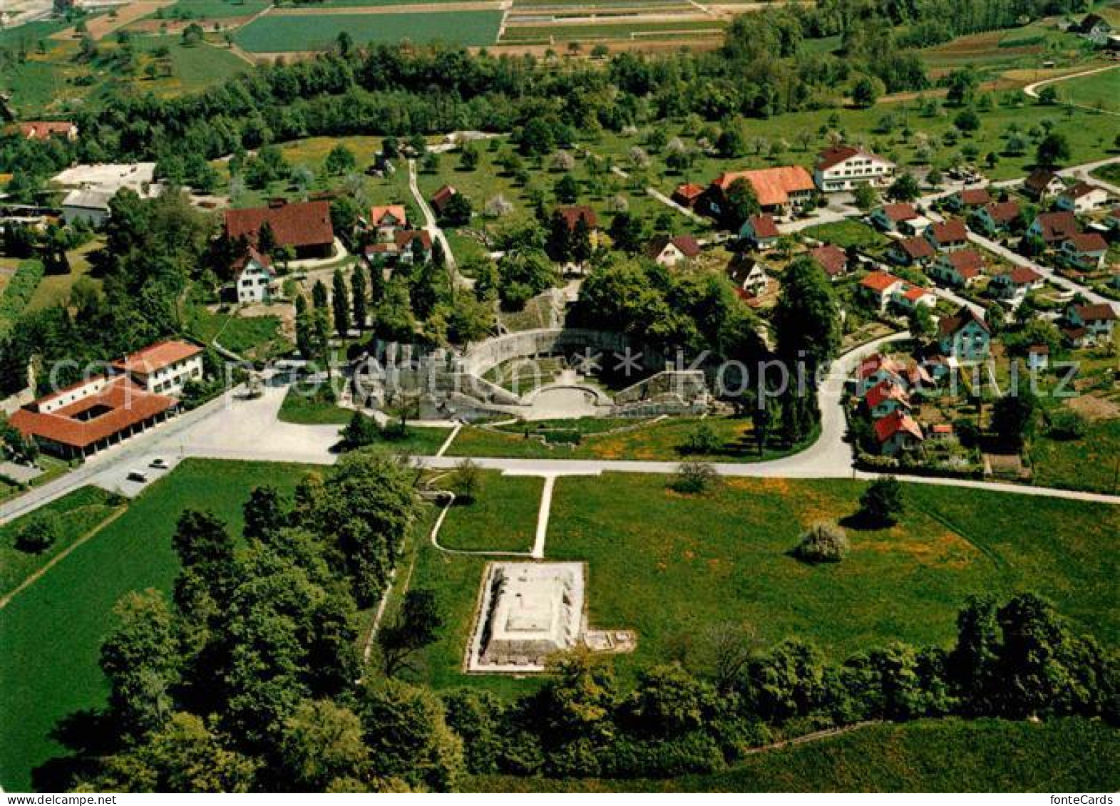 12842432 Augst Augusta Raurica Fliegeraufnahme  Augst - Sonstige & Ohne Zuordnung